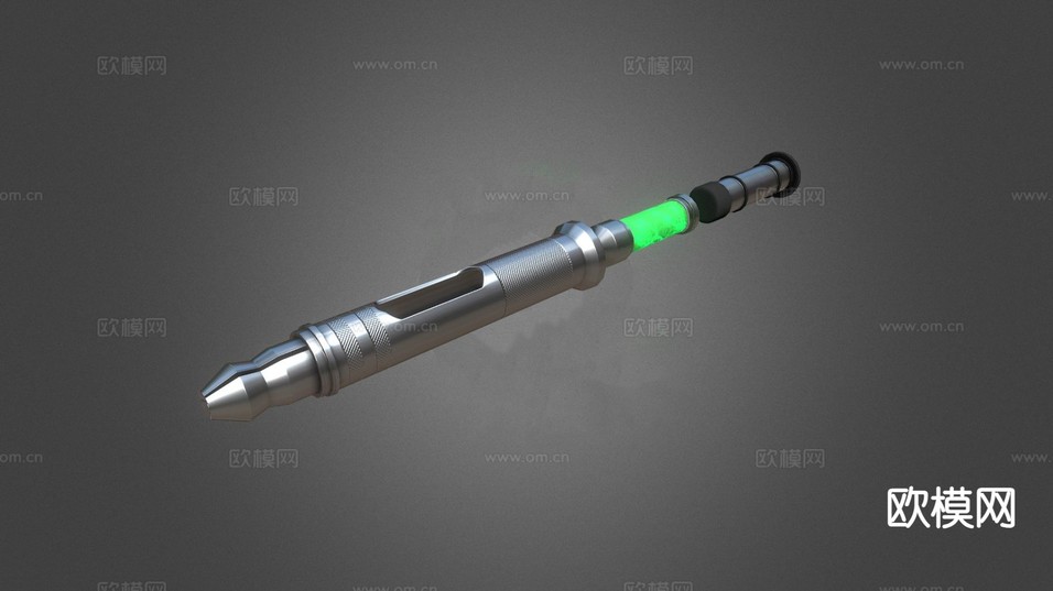 医疗注射器su模型下载(渲染图2)