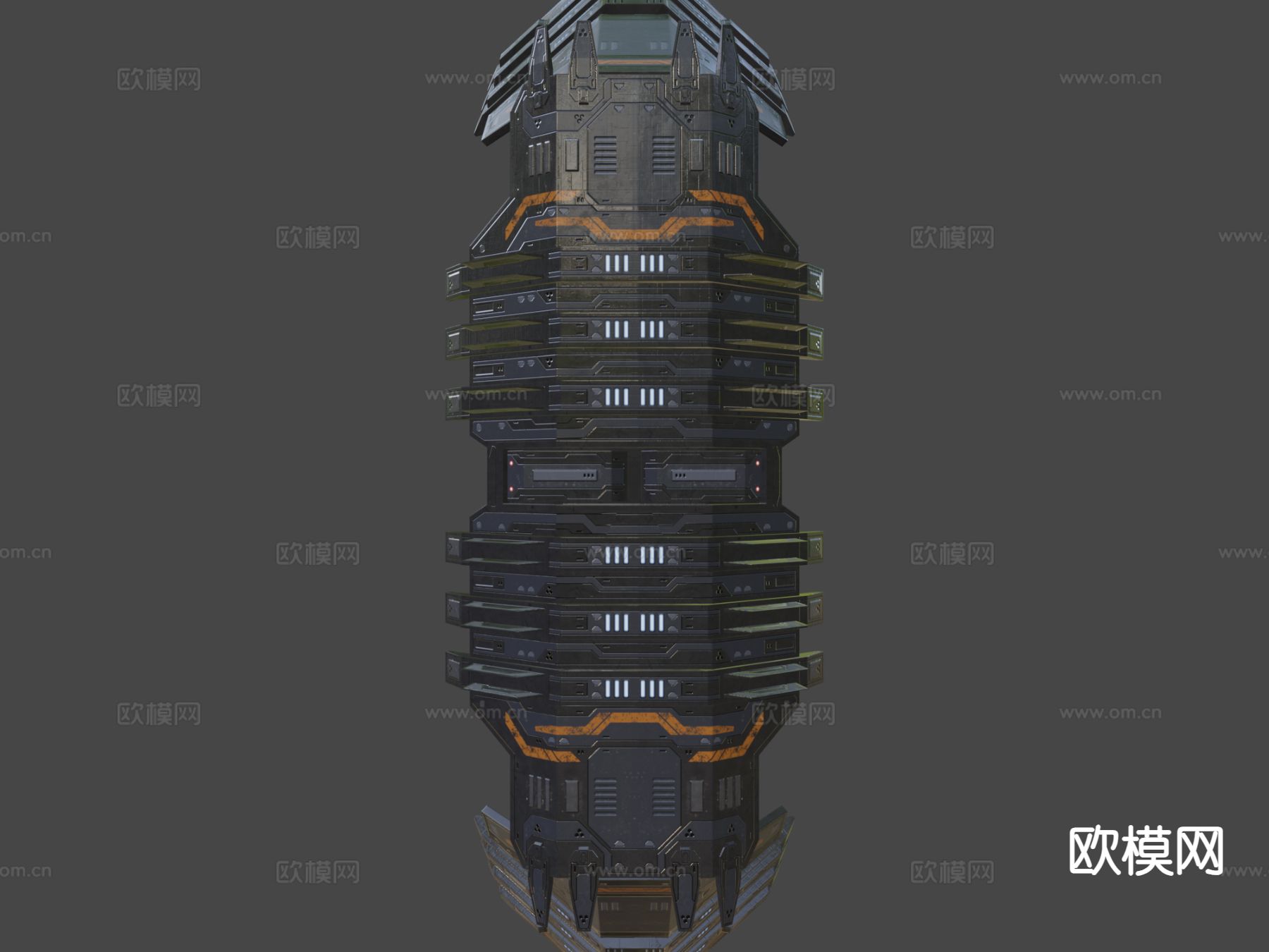 科幻跳跃门su模型下载（渲染图6）