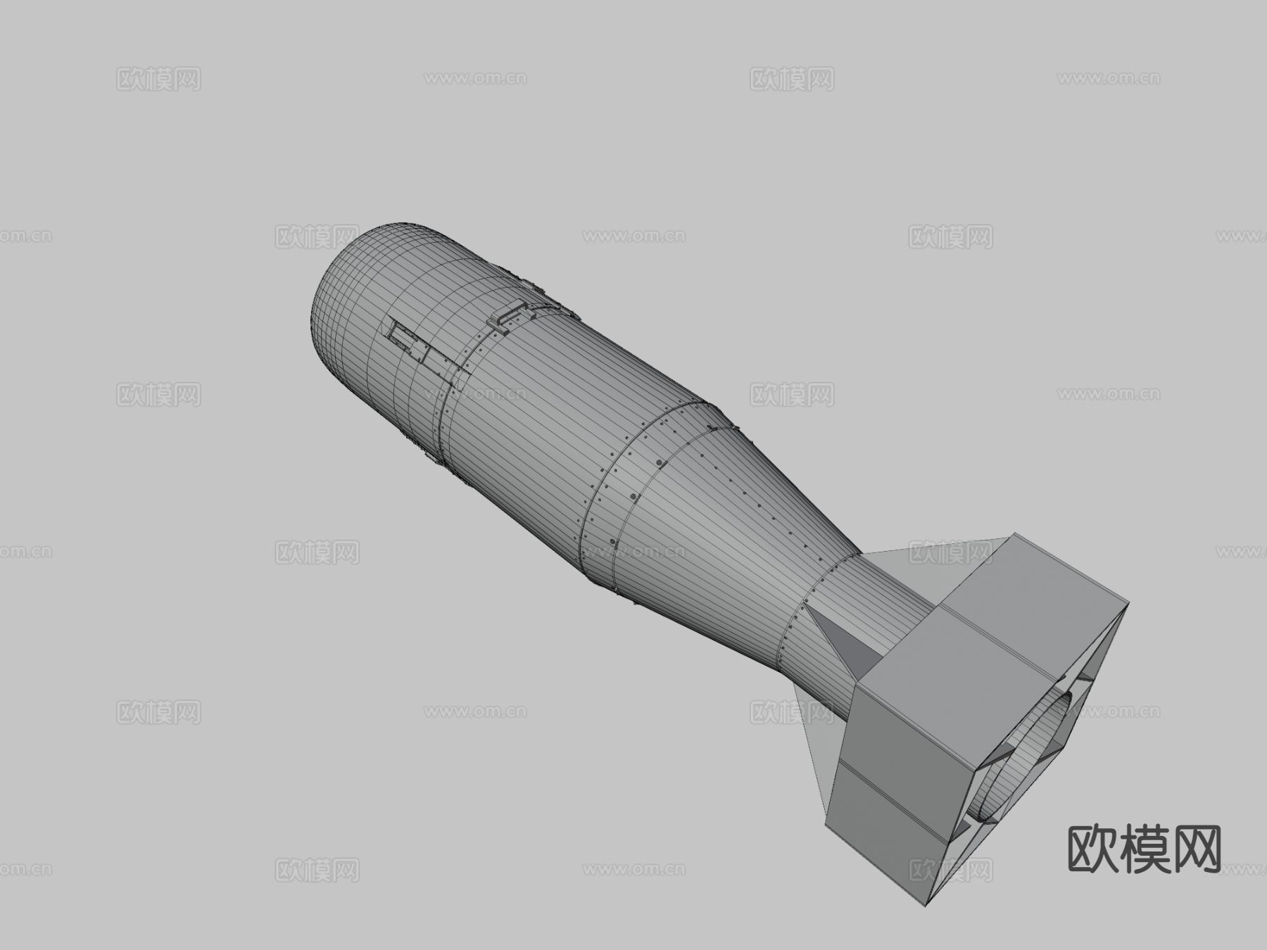 炸弹su模型下载（渲染图3）