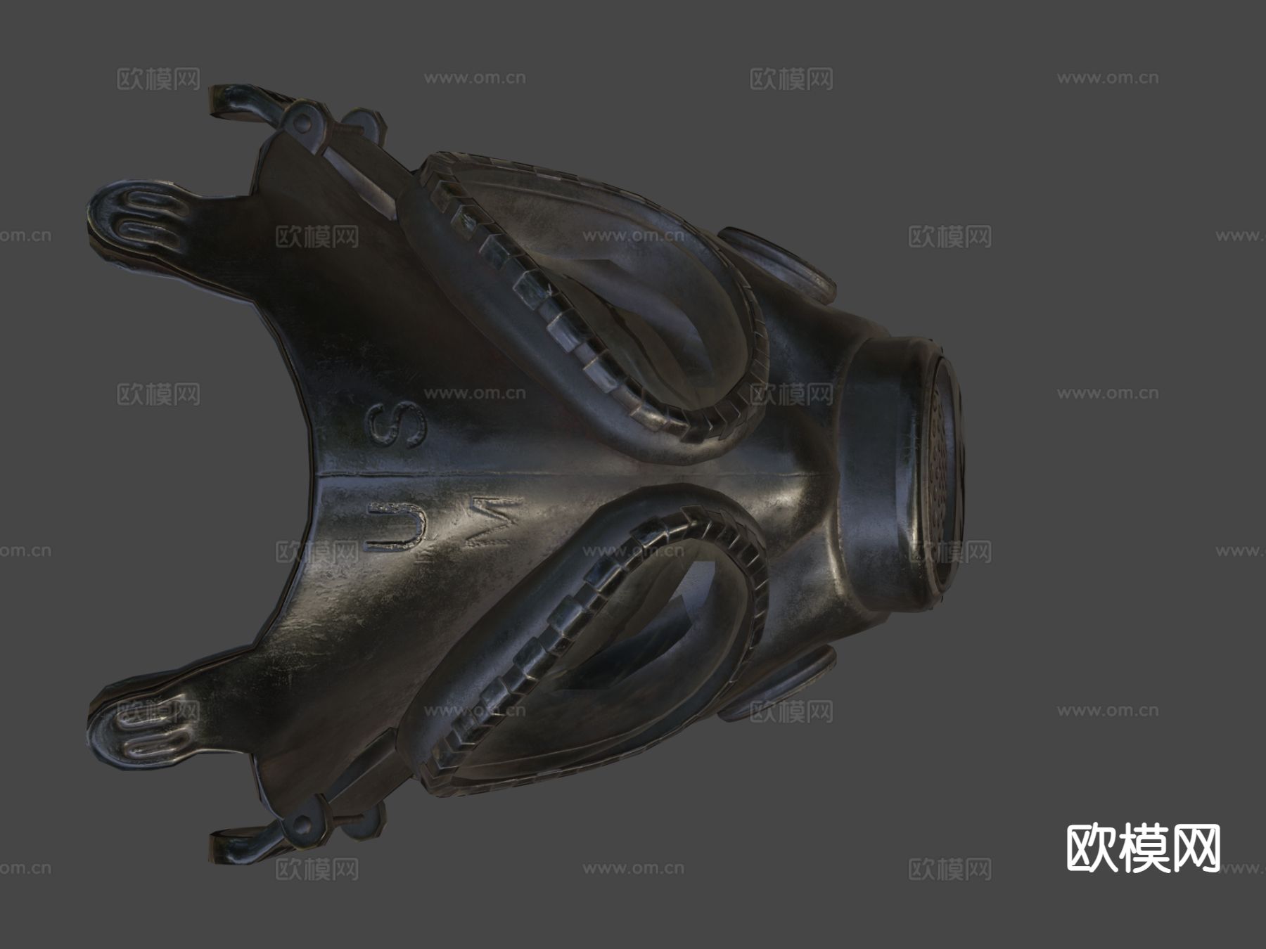 M17防毒面具 面罩su模型下载（渲染图7）