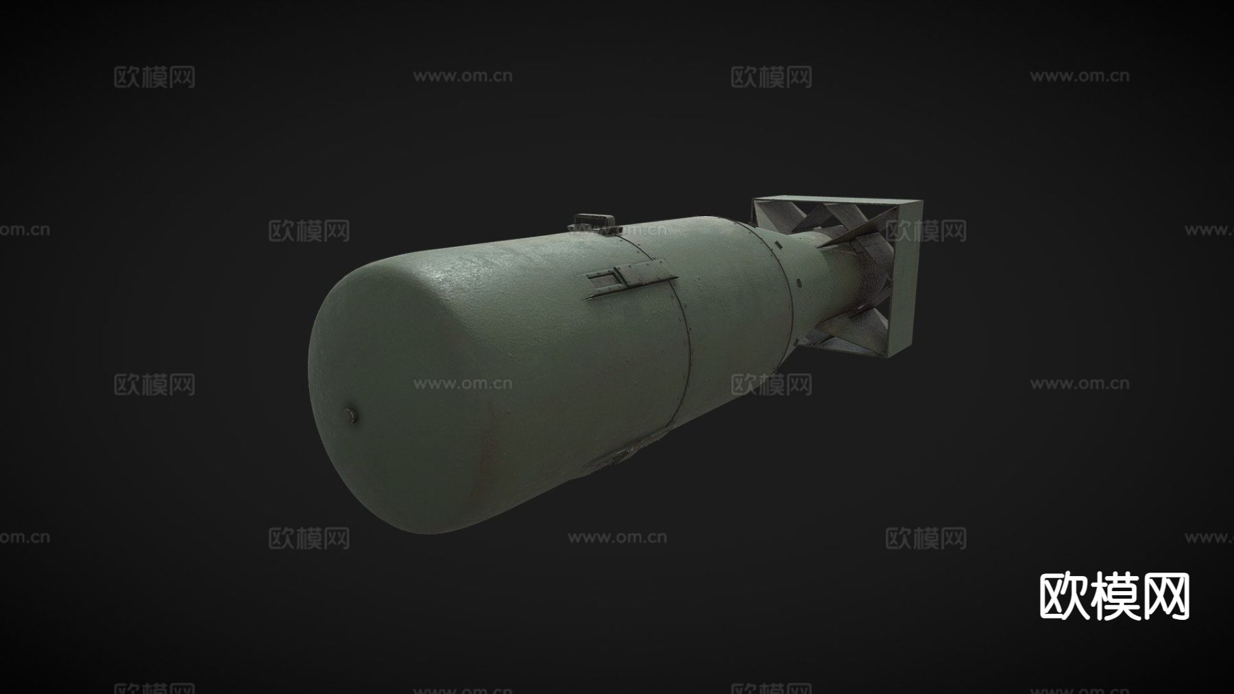 炸弹su模型下载（渲染图2）