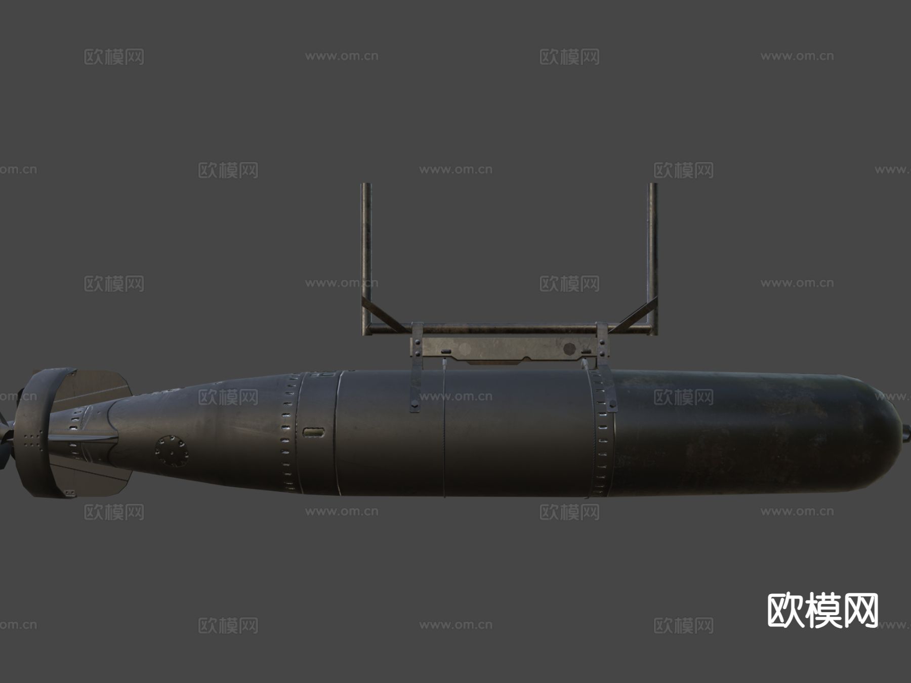 MARK13-2 US鱼雷 发射器 武器su模型下载（渲染图5）