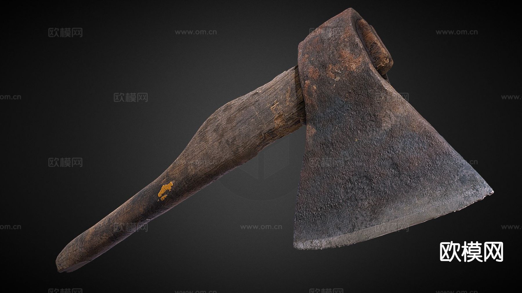 老苏联斧头su模型下载（渲染图2）