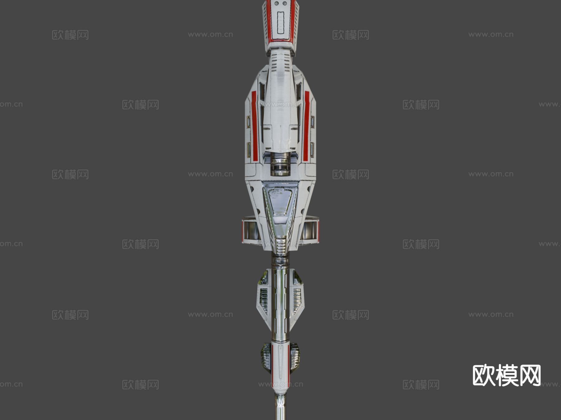 狙击步枪su模型下载（渲染图5）