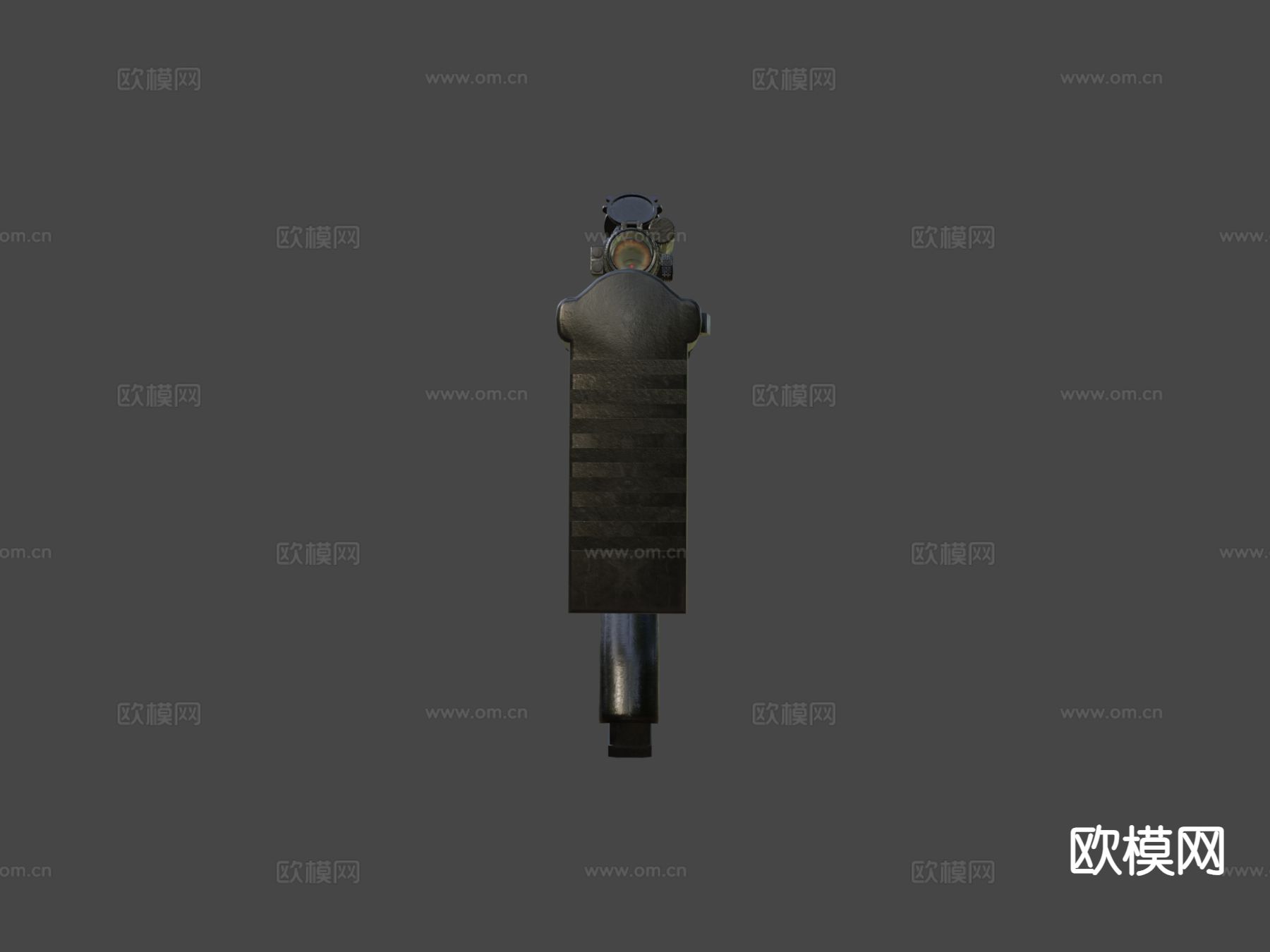 骨架化步枪su模型下载（渲染图6）