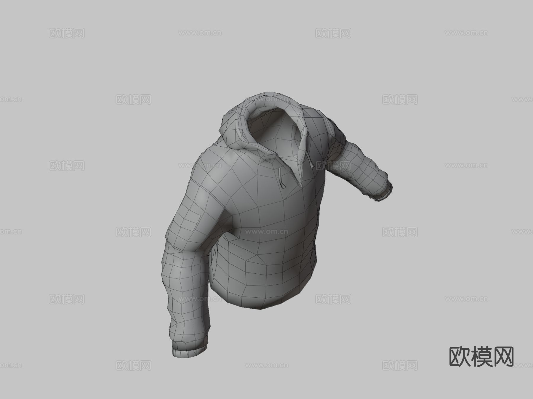 衣服 外套 皮夹克su模型下载（渲染图4）