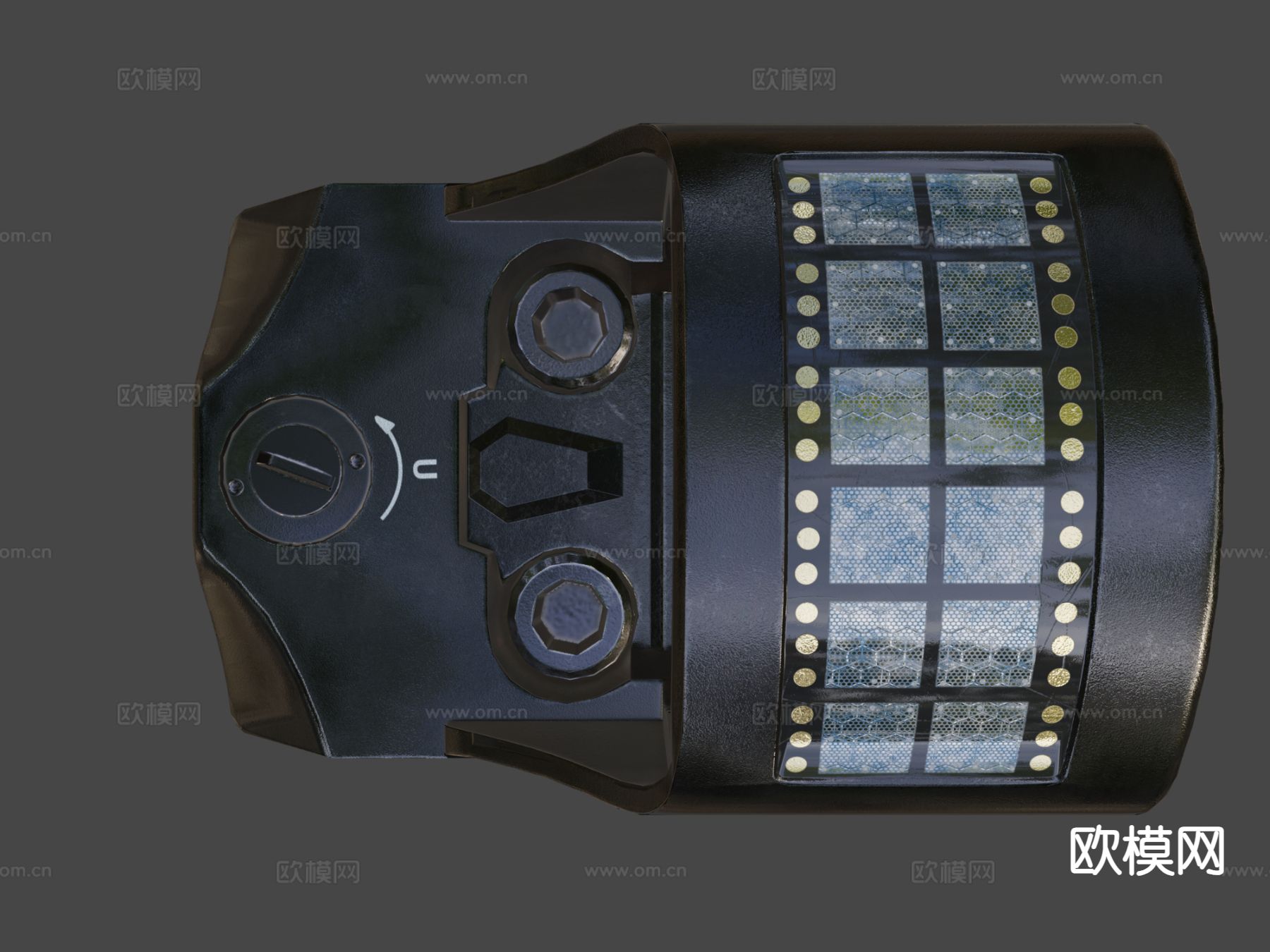 红点瞄准镜su模型下载（渲染图4）