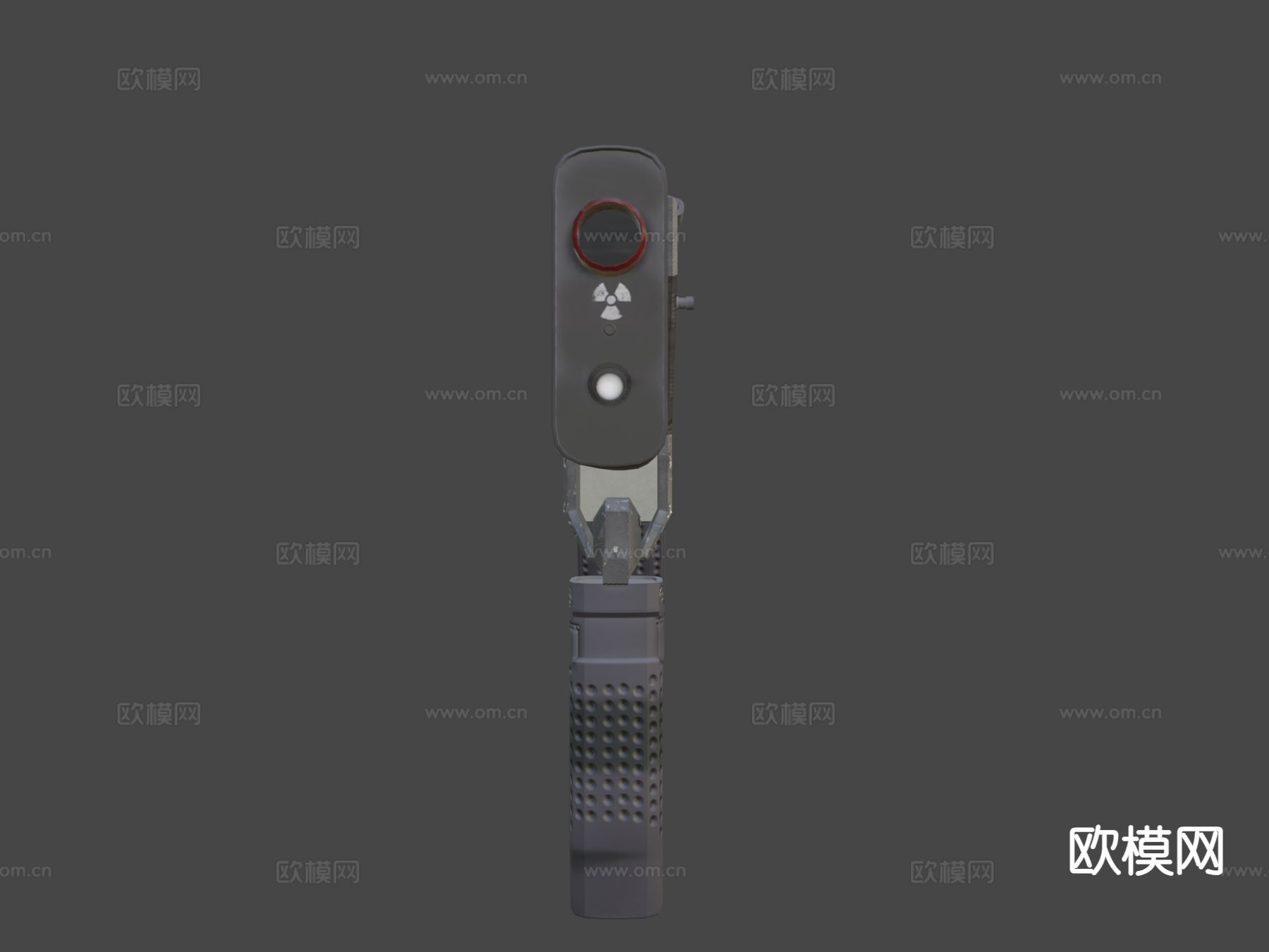 科幻步枪su模型下载（渲染图4）