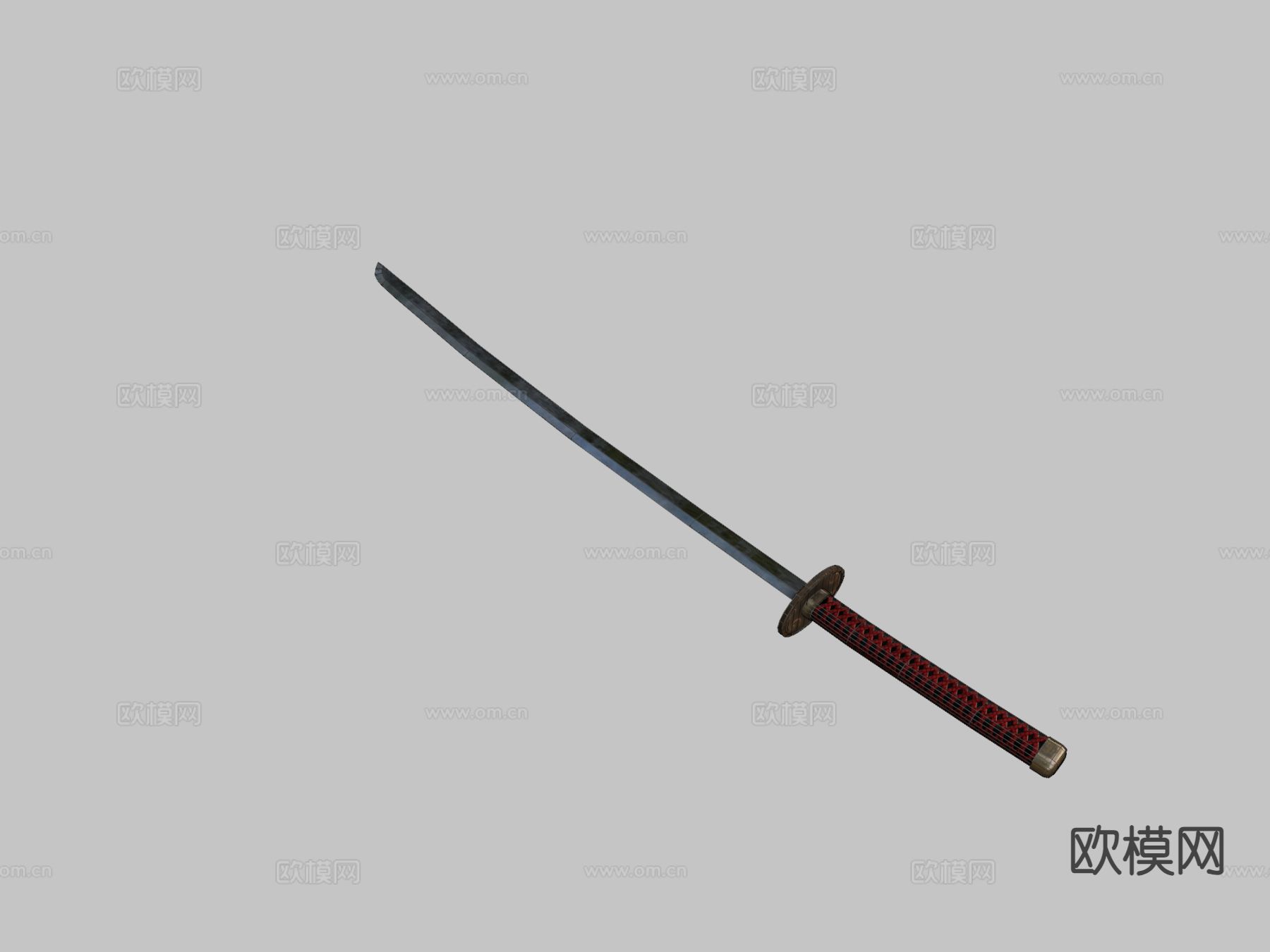 武士刀su模型下载（渲染图1）