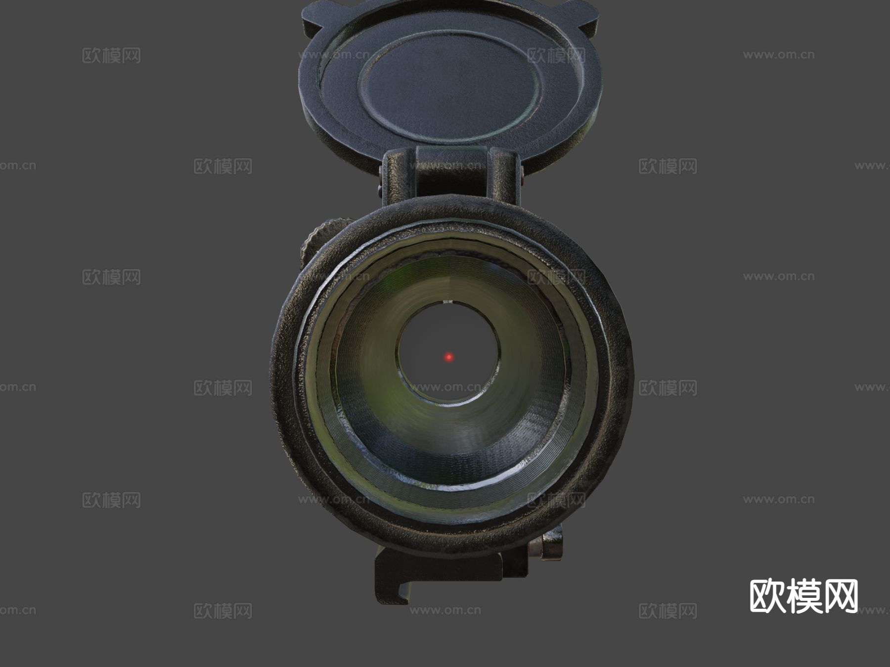 军事红点 瞄准镜su模型下载（渲染图4）