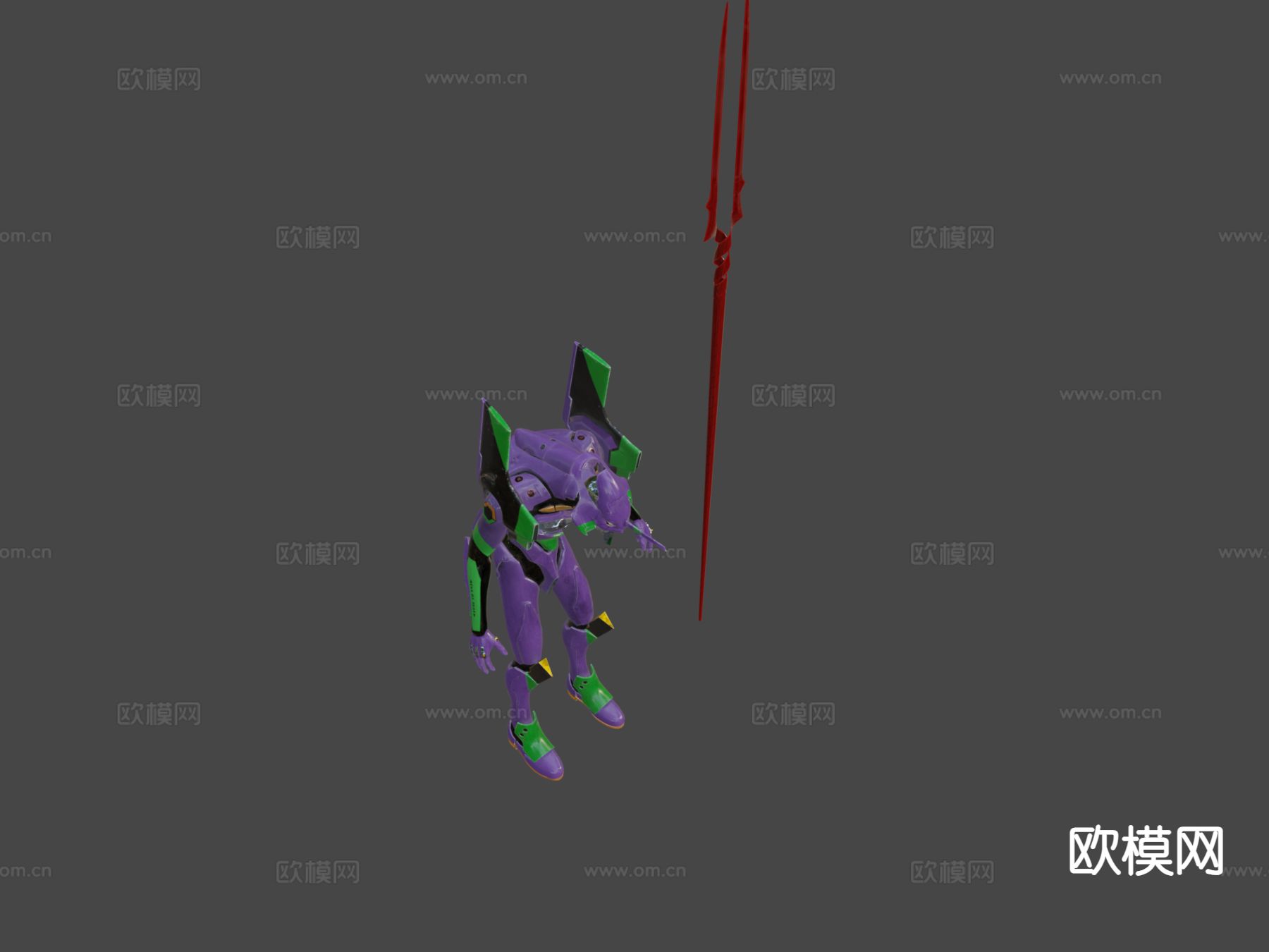 机械怪物su模型下载（渲染图4）