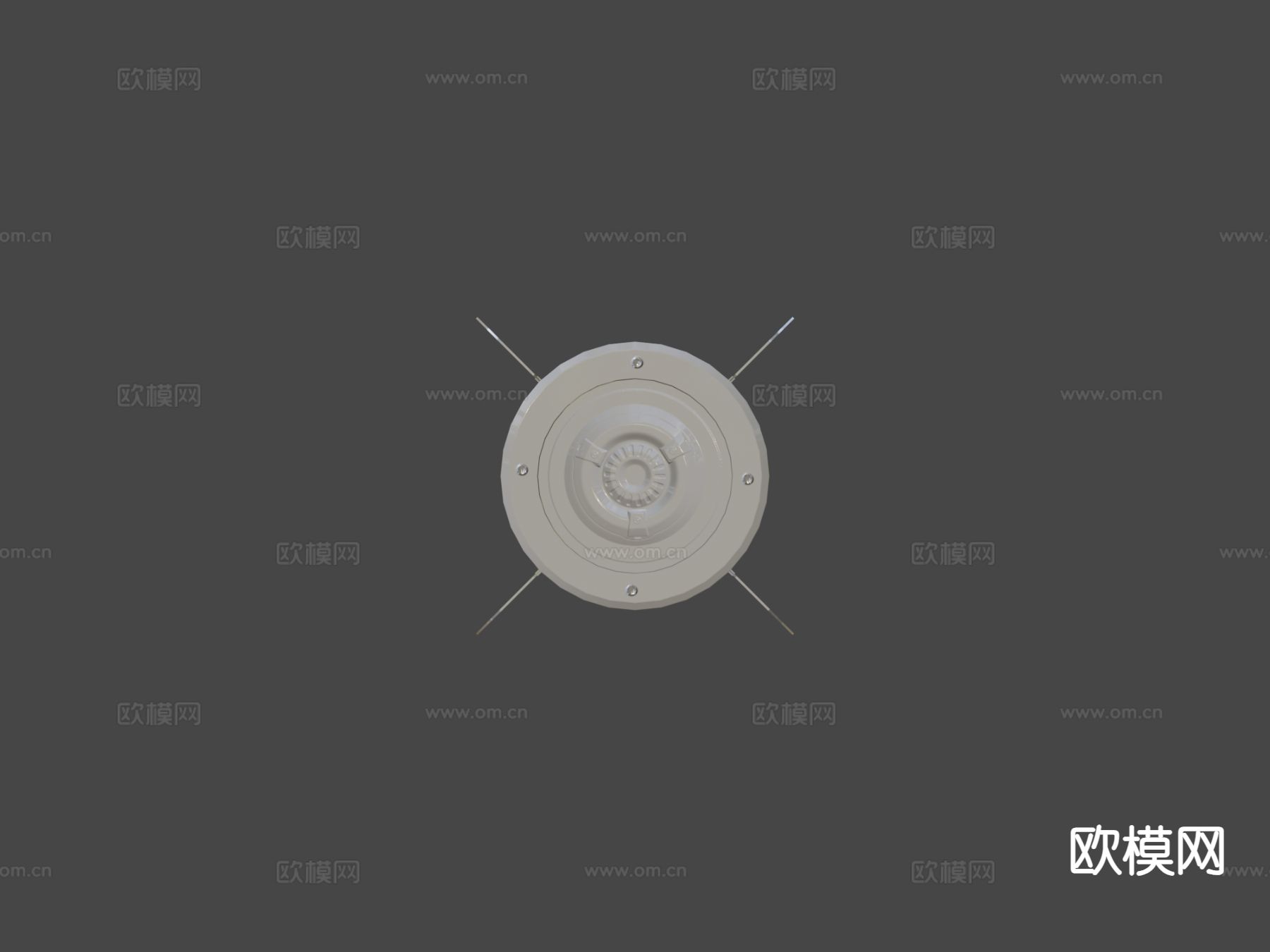 硫磺导弹 鱼雷 武器su模型下载（渲染图4）