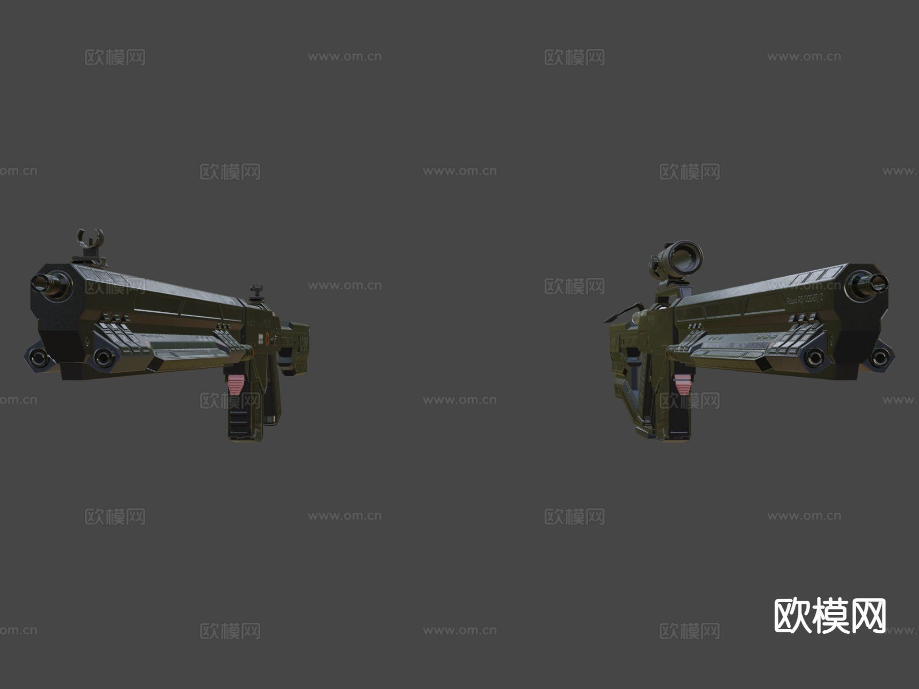 ARS12 狙击步枪 枪支 枪械su模型下载（渲染图7）