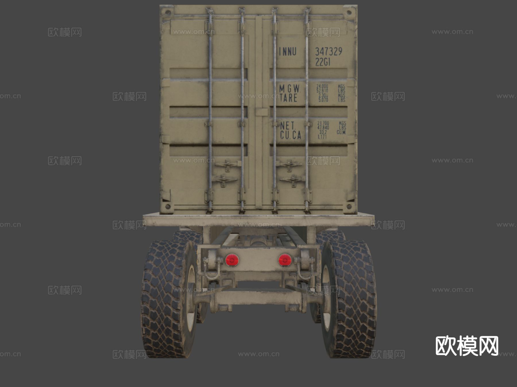 重型机动战术卡车su模型下载（渲染图6）