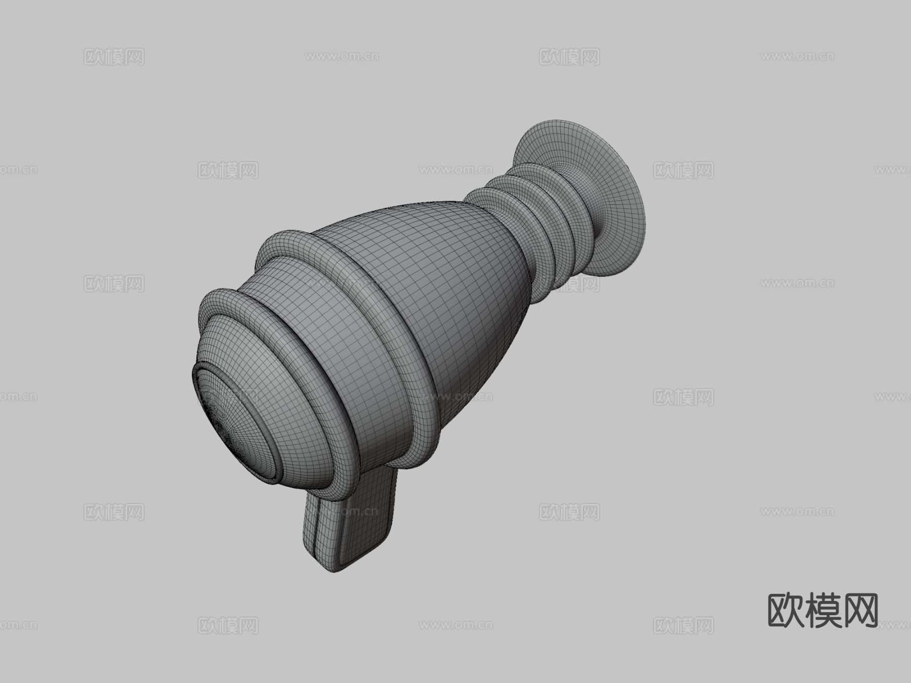 太空枪su模型下载（渲染图3）