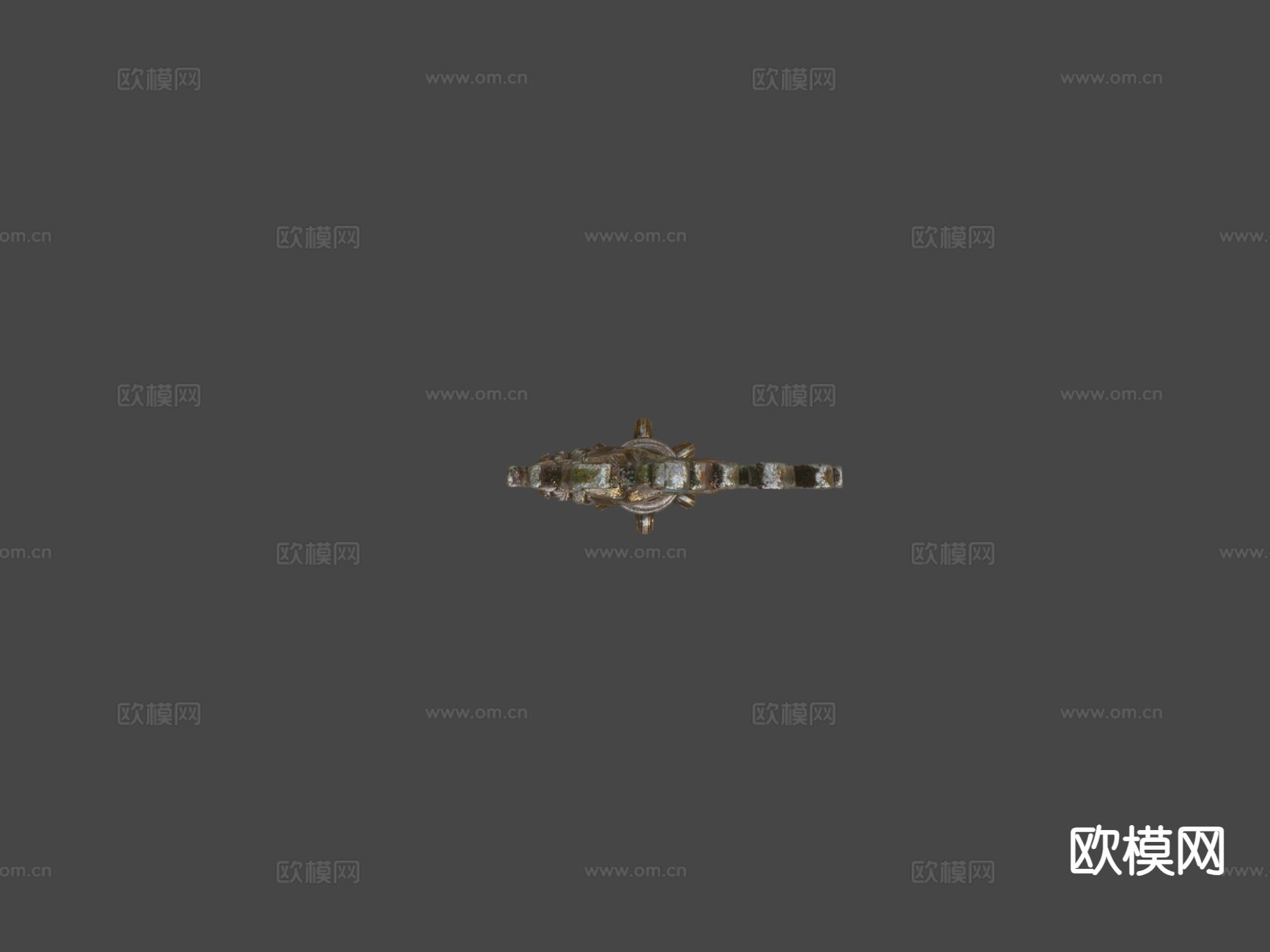 文殊师利剑 游戏道具su模型下载（渲染图6）