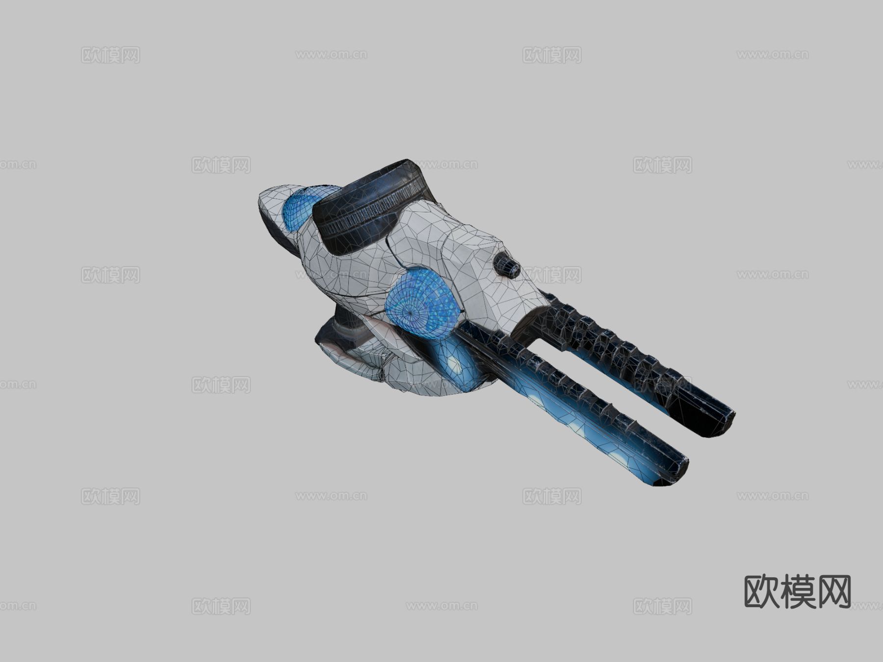 等离子手枪su模型下载（渲染图1）