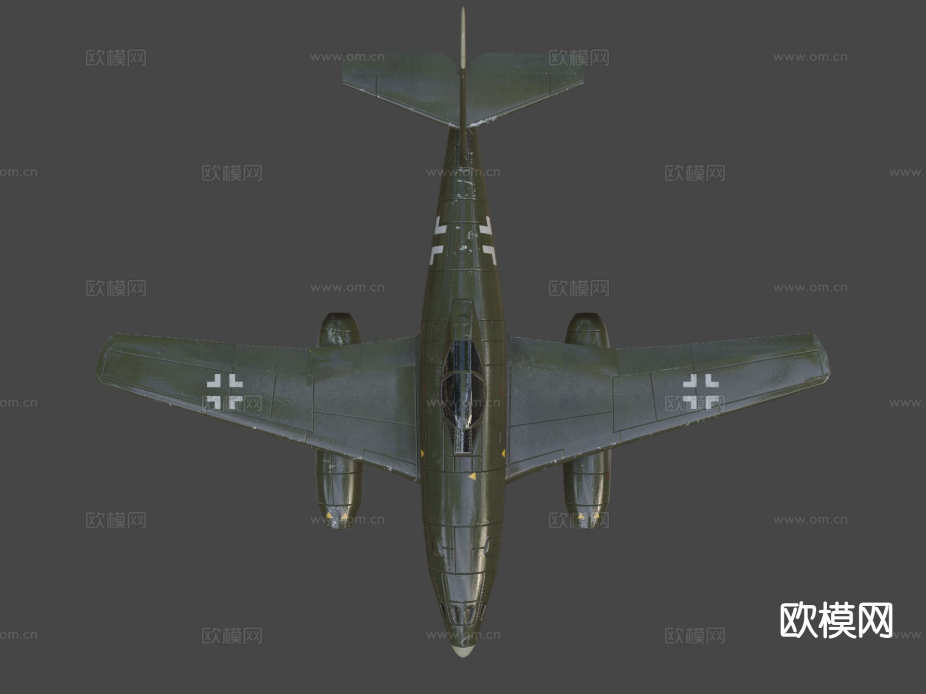 德国喷气战斗机su模型下载（渲染图7）