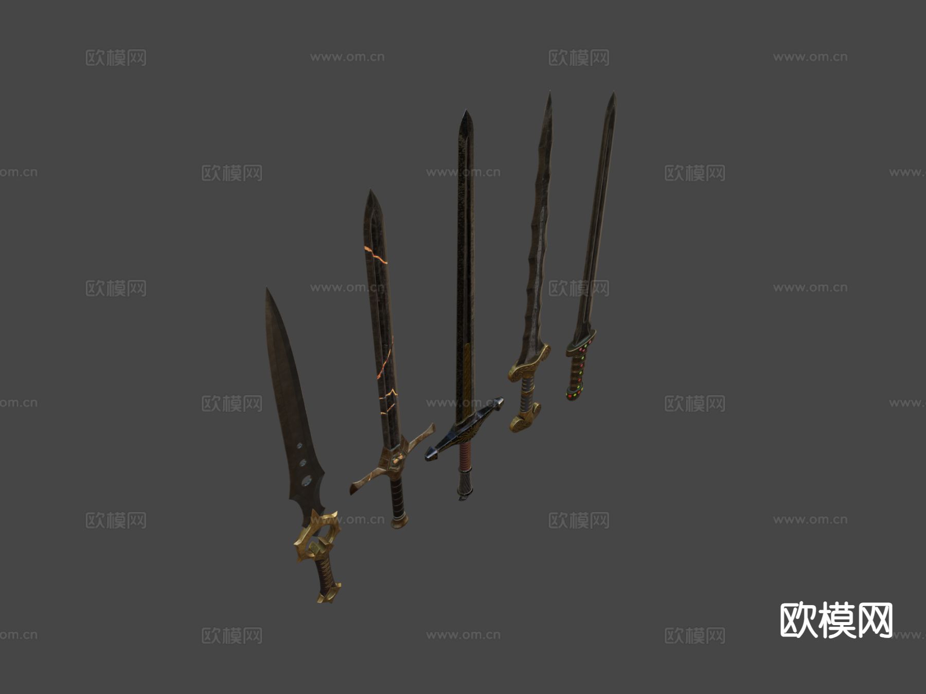 剑系列su模型下载（渲染图6）