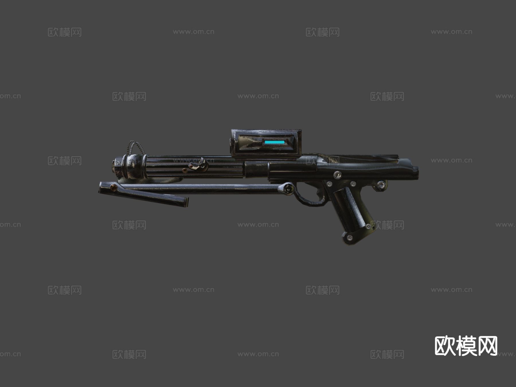 DC-15s 爆破枪 枪支 枪械su模型下载（渲染图6）