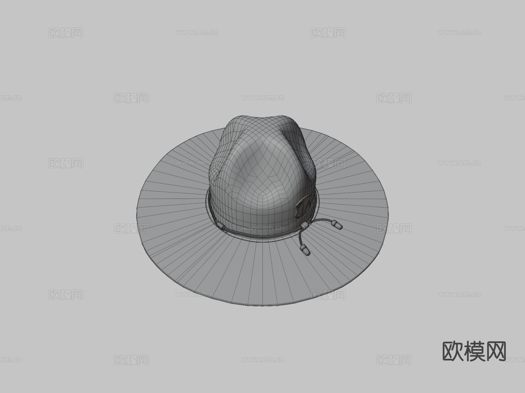 帽子 遮阳帽 帆布帽su模型下载（渲染图3）