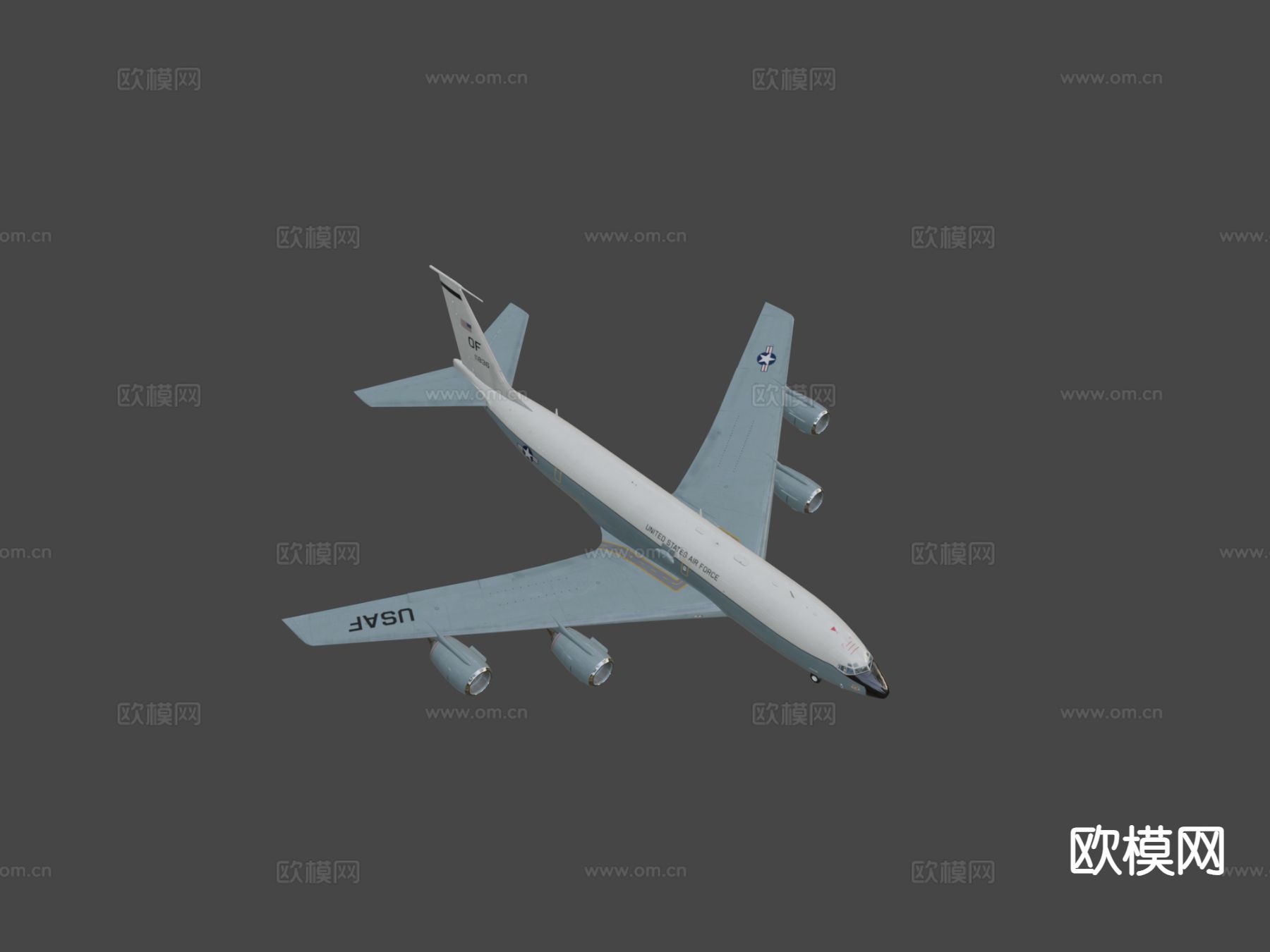 飞机 客机su模型下载（渲染图4）