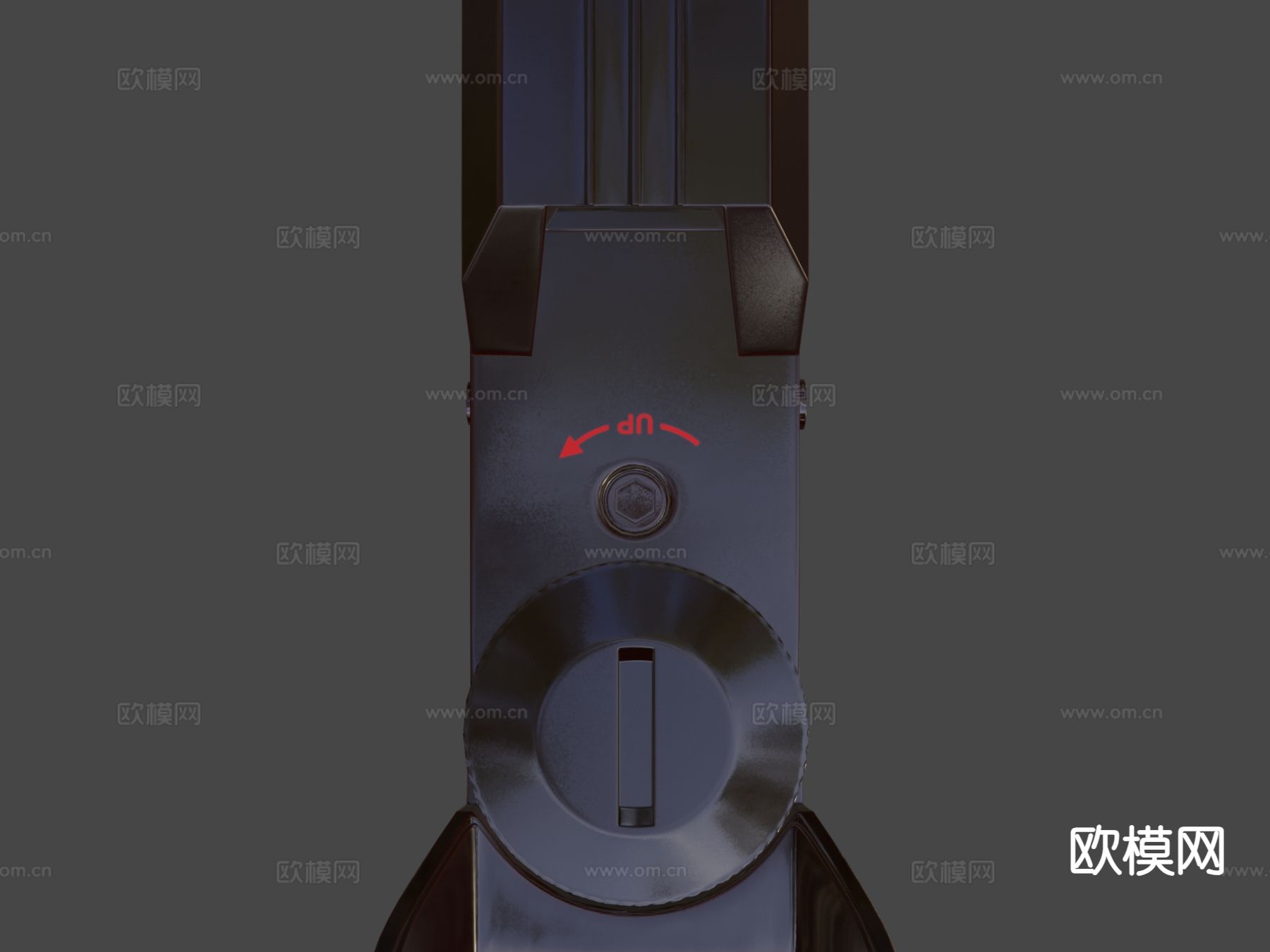 红点瞄准镜su模型下载（渲染图6）