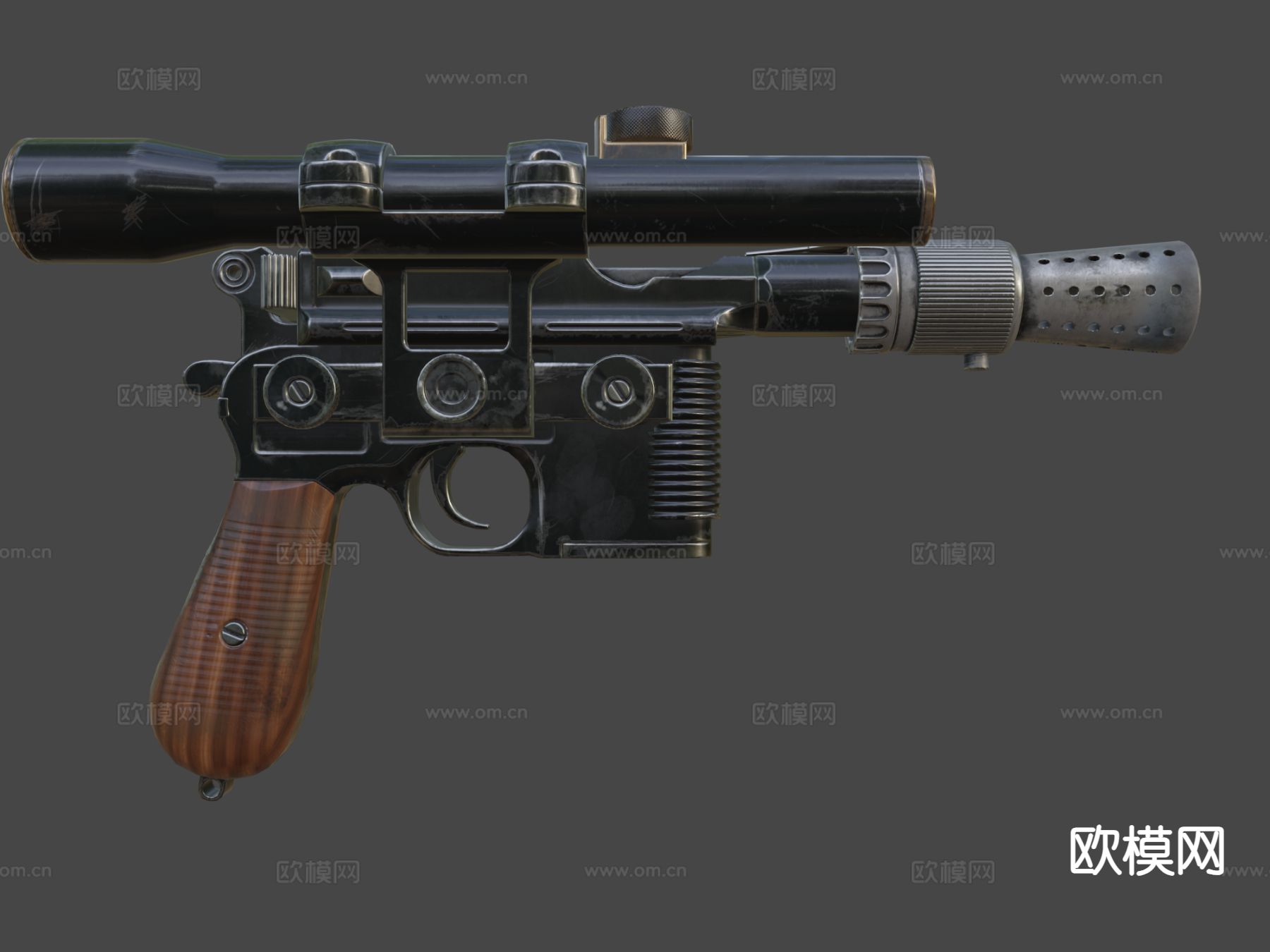 爆破枪 枪支 枪械su模型下载（渲染图6）