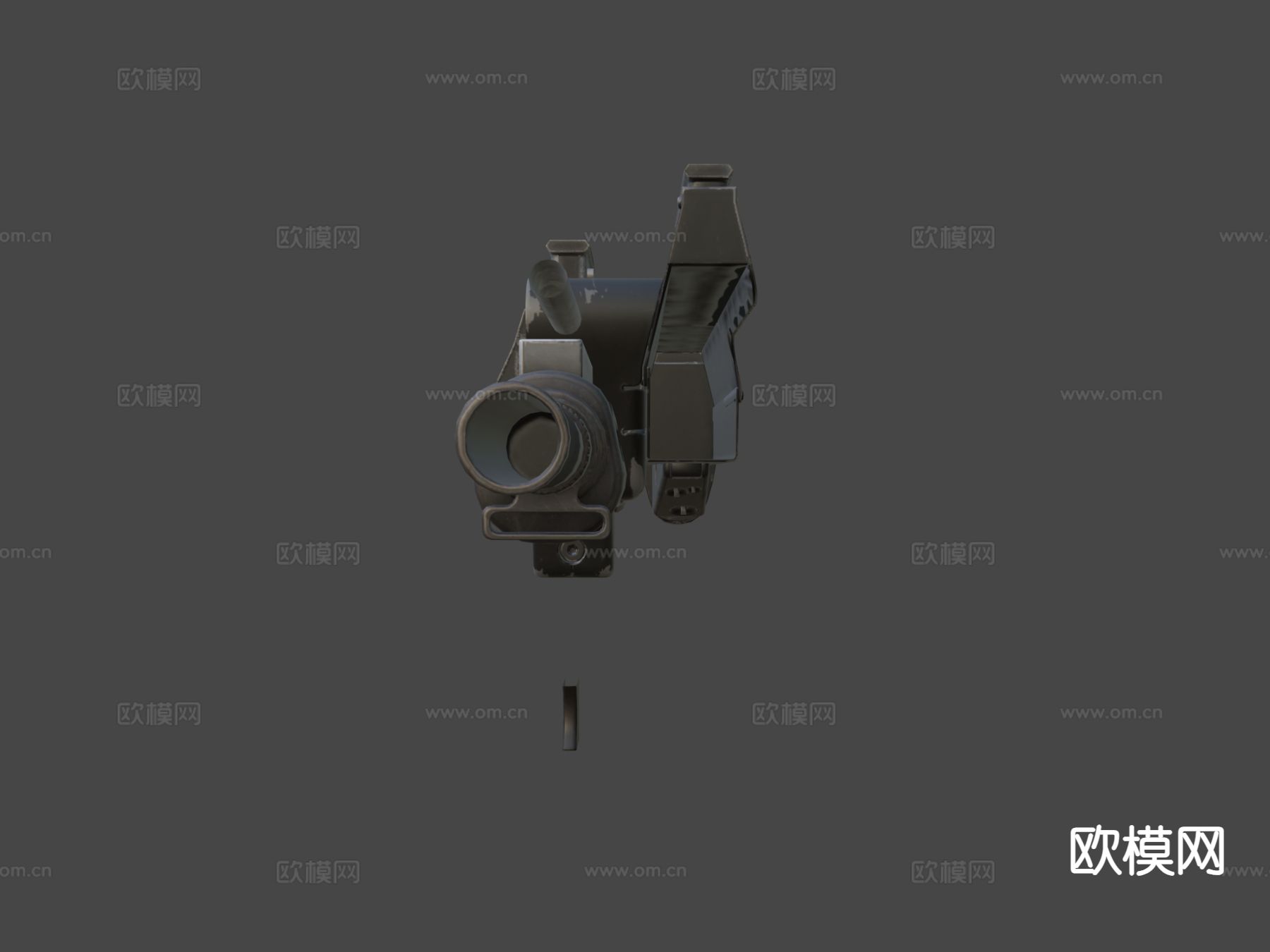 启示录武器-榴弹发射器su模型下载（渲染图5）