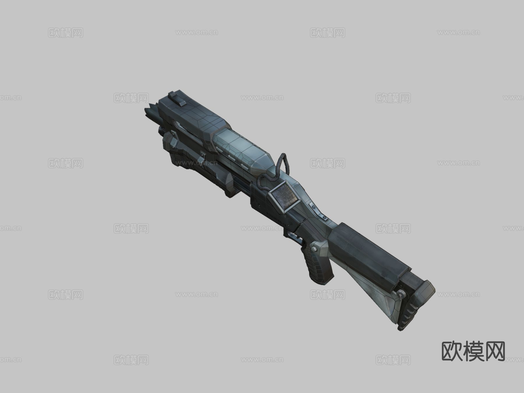霰弹枪su模型下载（渲染图1）