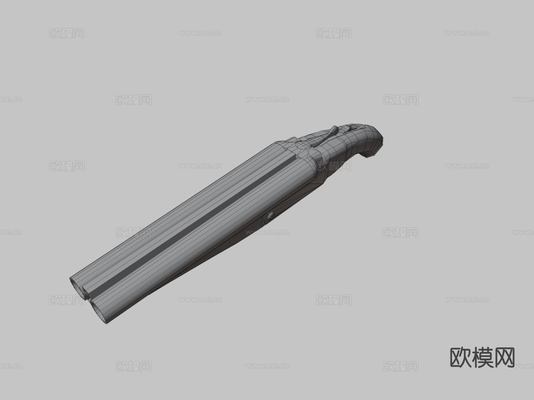 短管猎枪 枪支 枪械su模型下载（渲染图3）