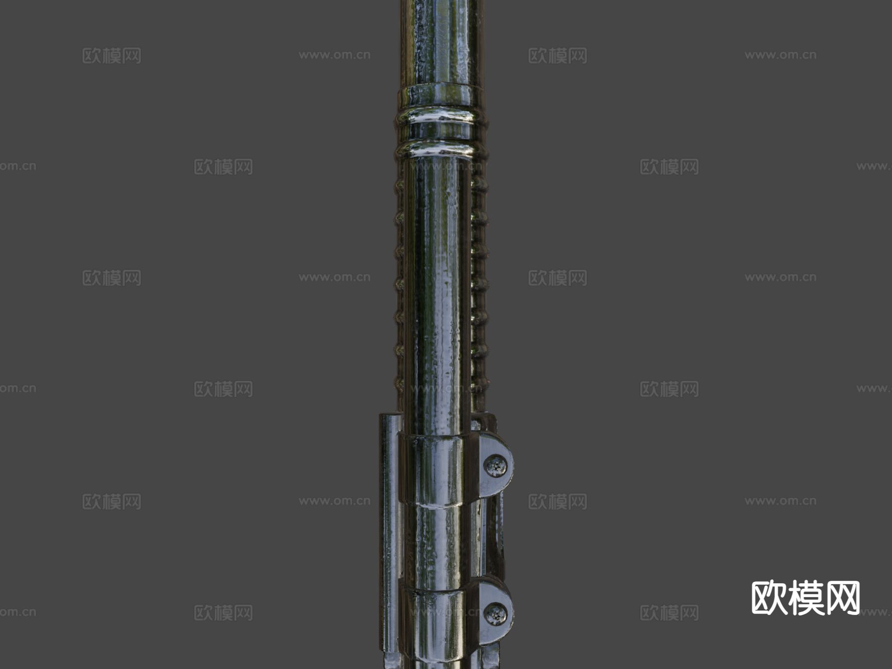 重型爆破手枪 枪支 枪械su模型下载（渲染图4）