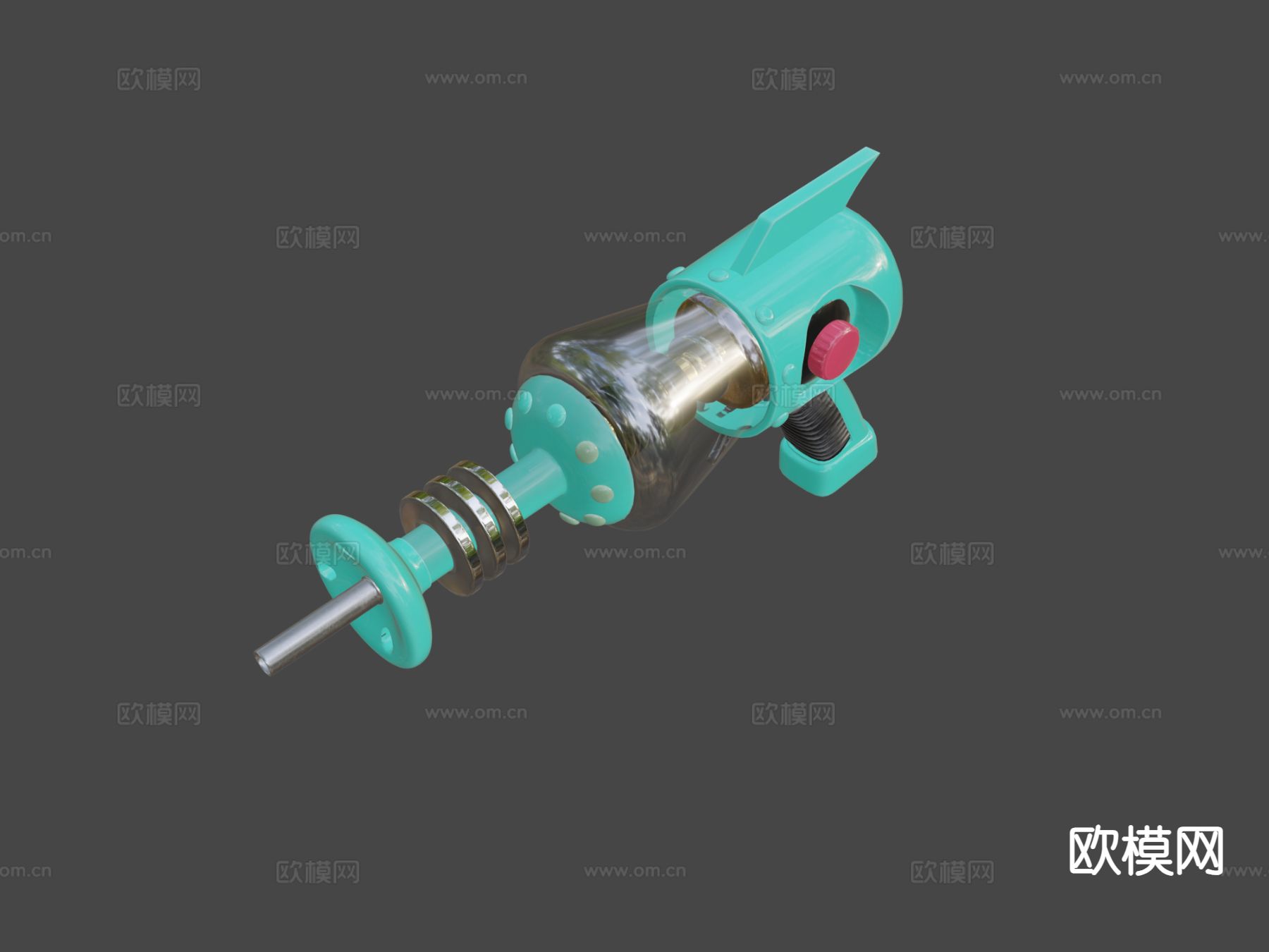 复古未来激光枪su模型下载（渲染图4）