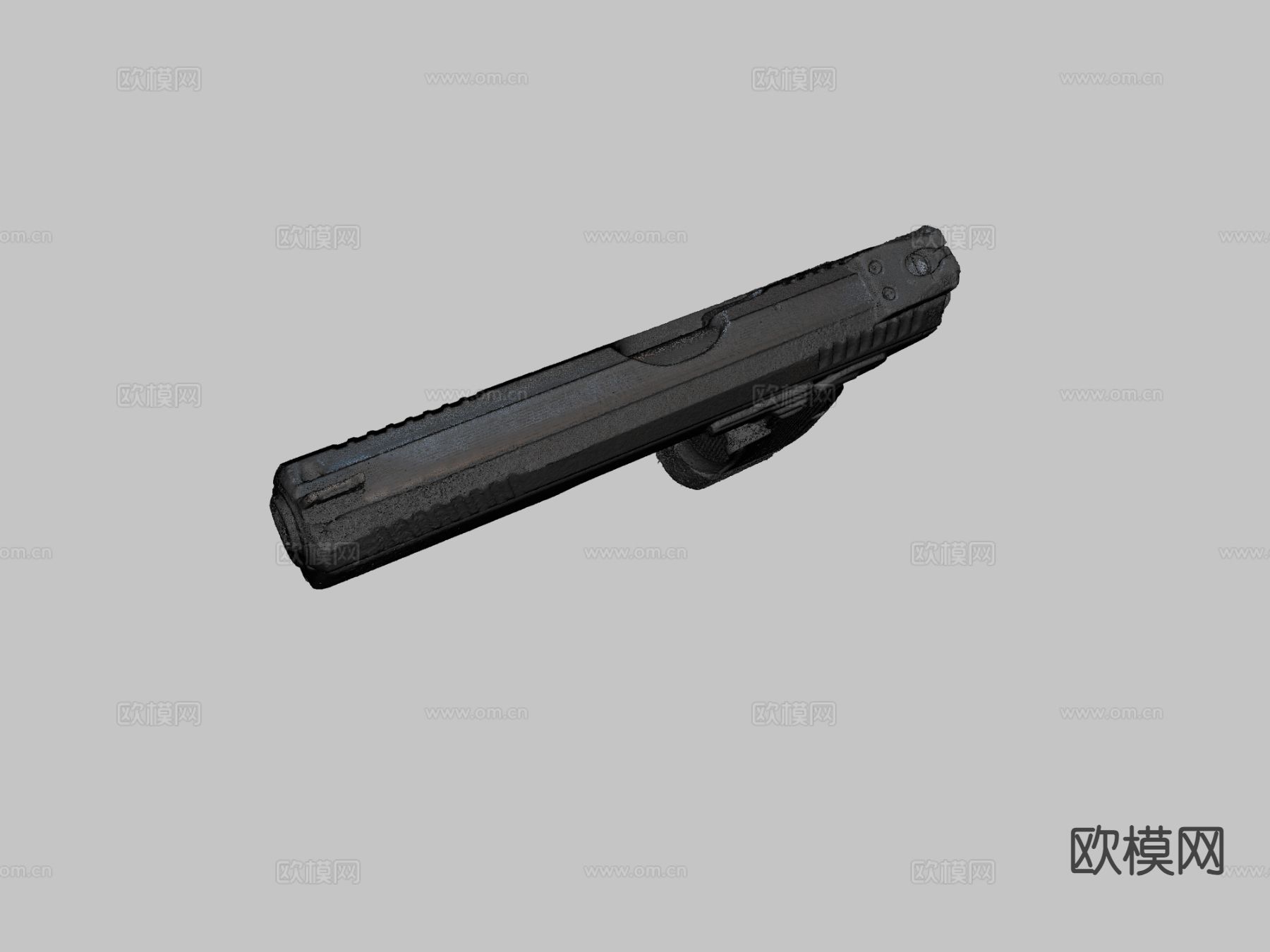 手枪 枪支 枪械su模型下载（渲染图1）