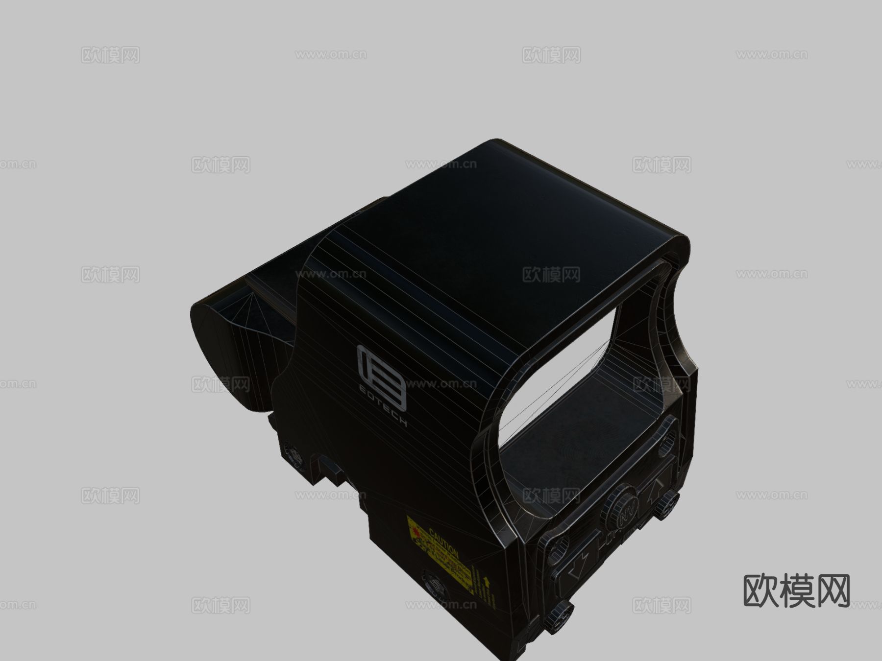 全息瞄准镜 红点su模型下载（渲染图1）