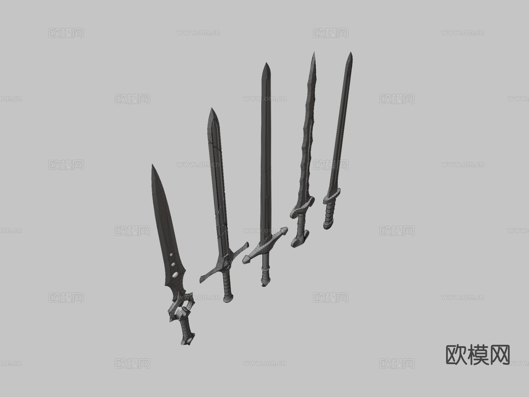 剑系列su模型下载（渲染图3）