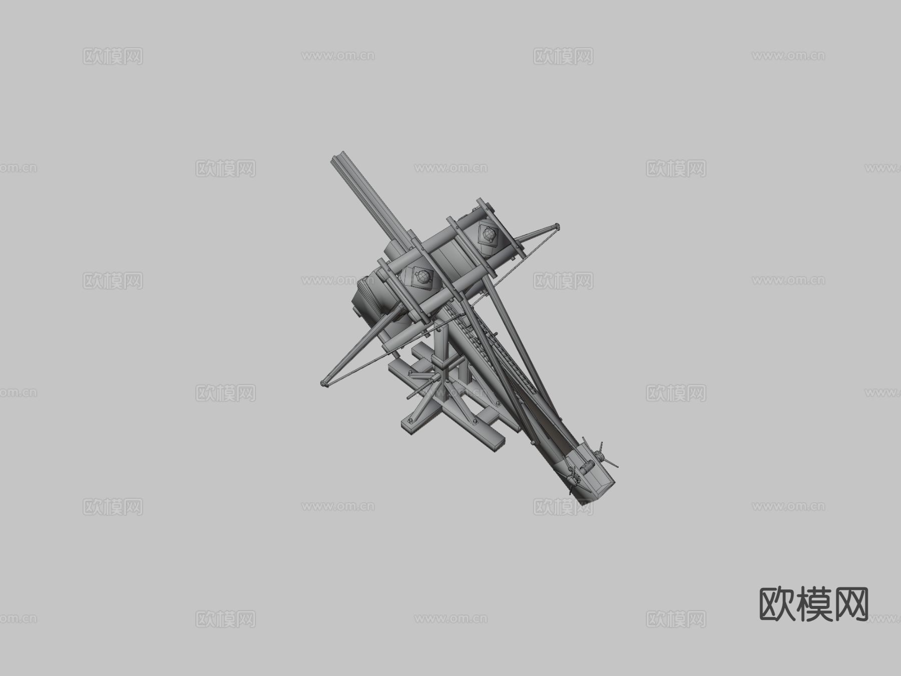 投石机 攻城车su模型下载（渲染图3）