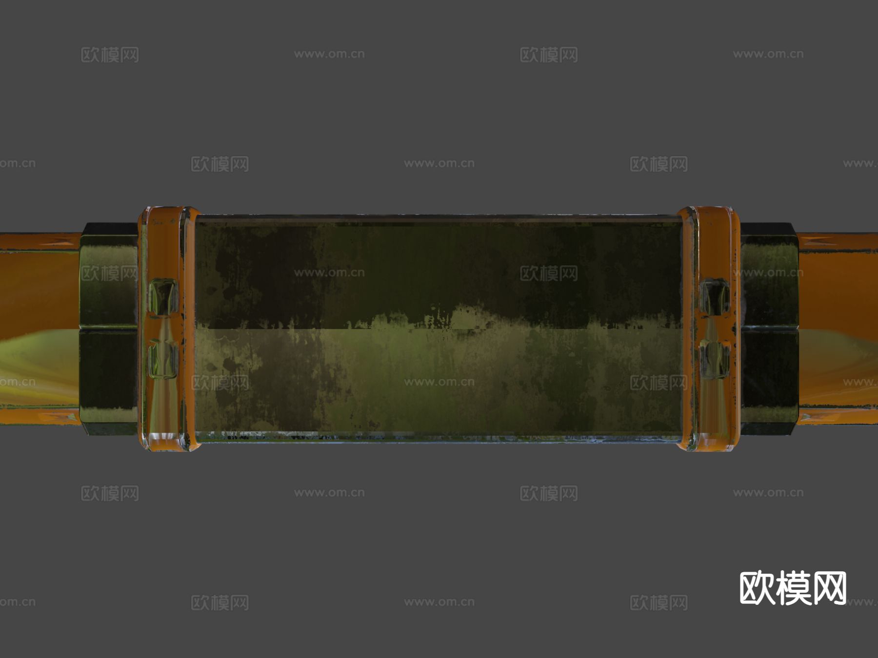 科幻工业门 游戏刀具su模型下载（渲染图5）