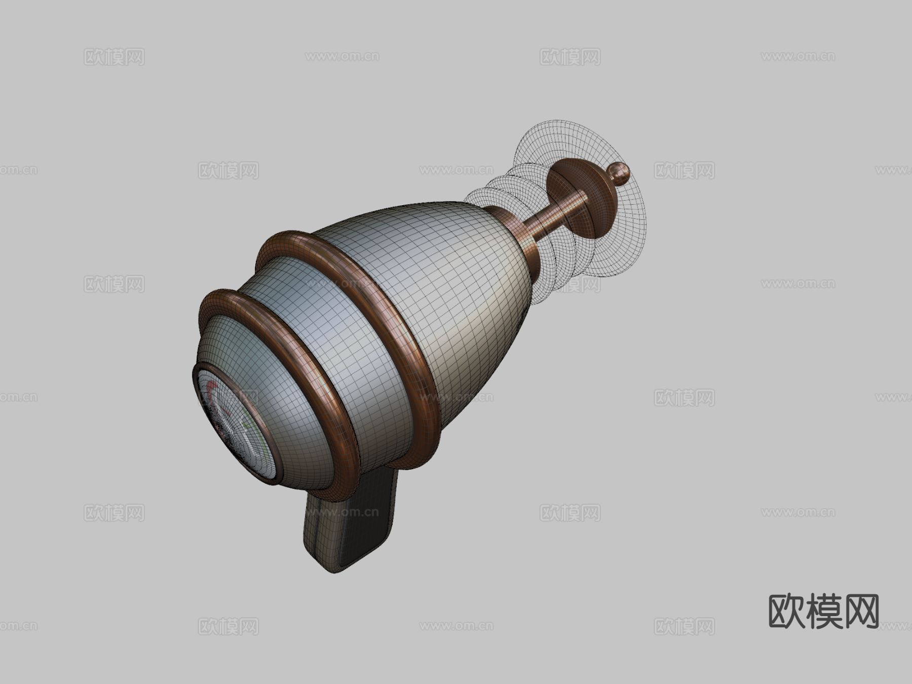 太空枪su模型下载（渲染图1）