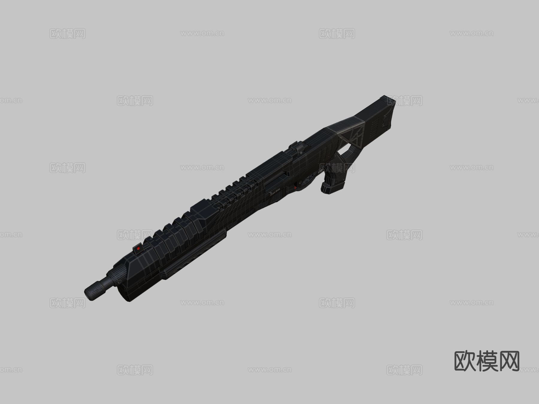 霰弹枪 枪支 枪械su模型下载（渲染图4）