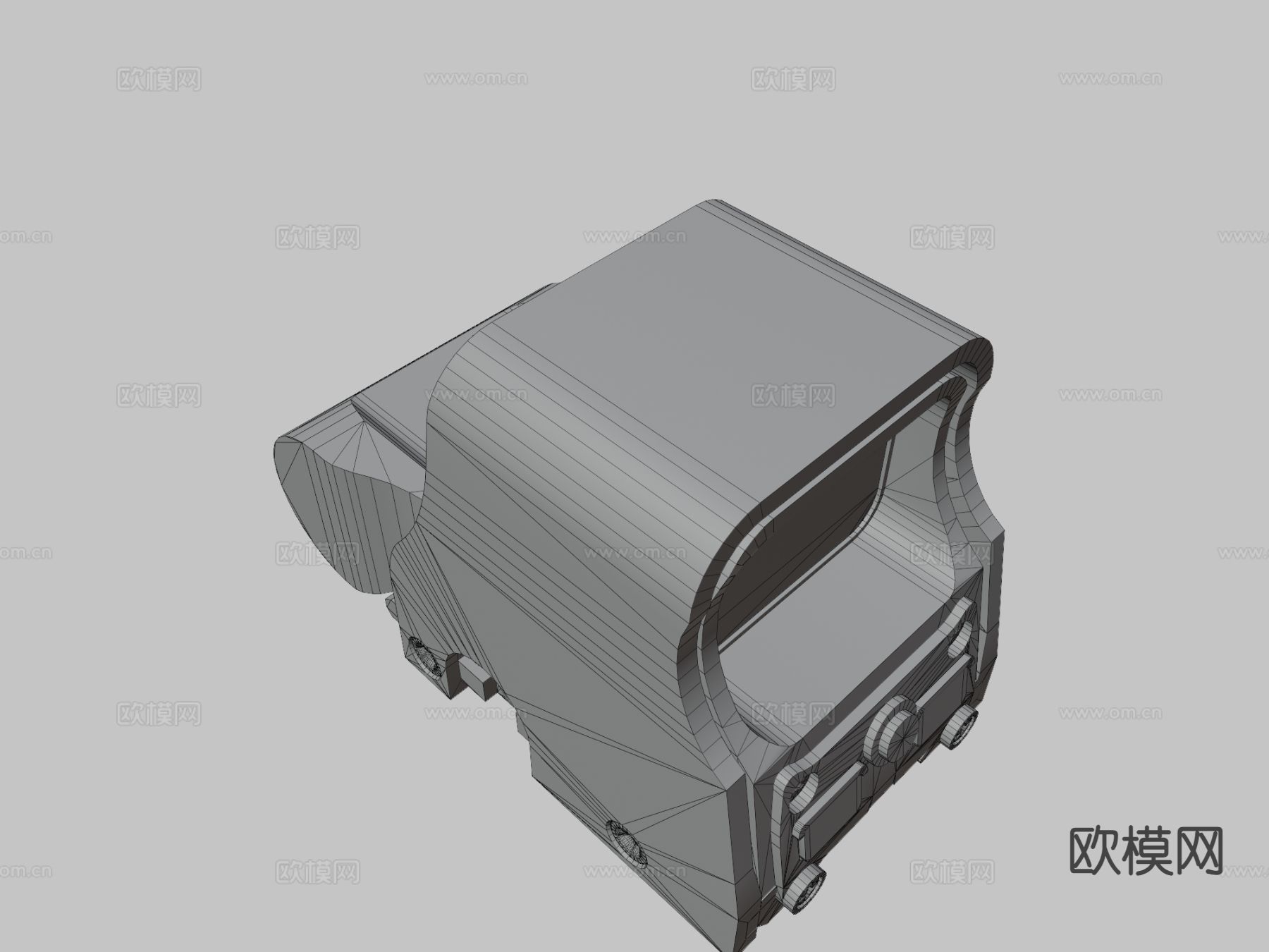 全息瞄准镜 红点su模型下载（渲染图3）