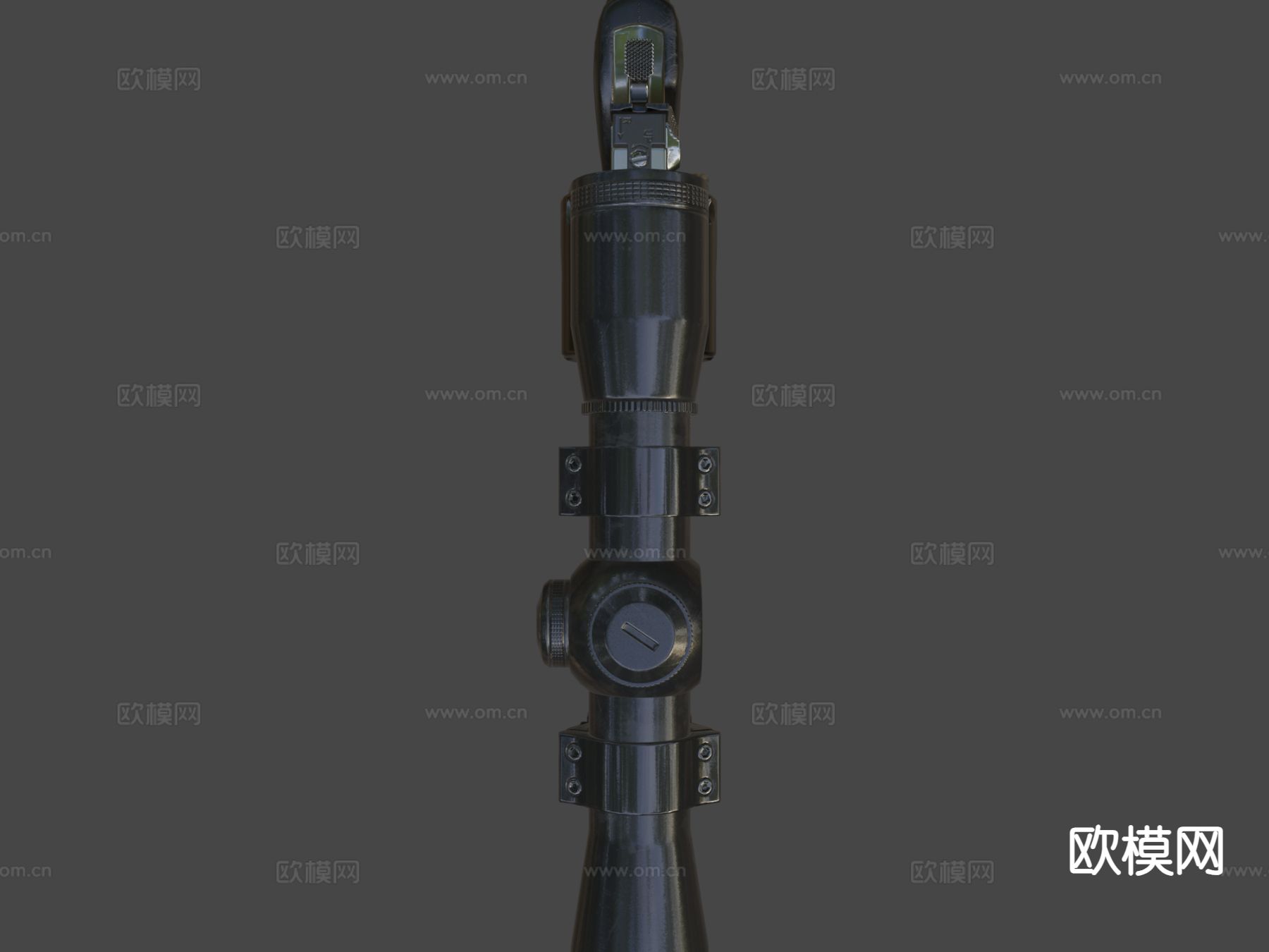 左轮手枪 枪支 枪械su模型下载（渲染图7）