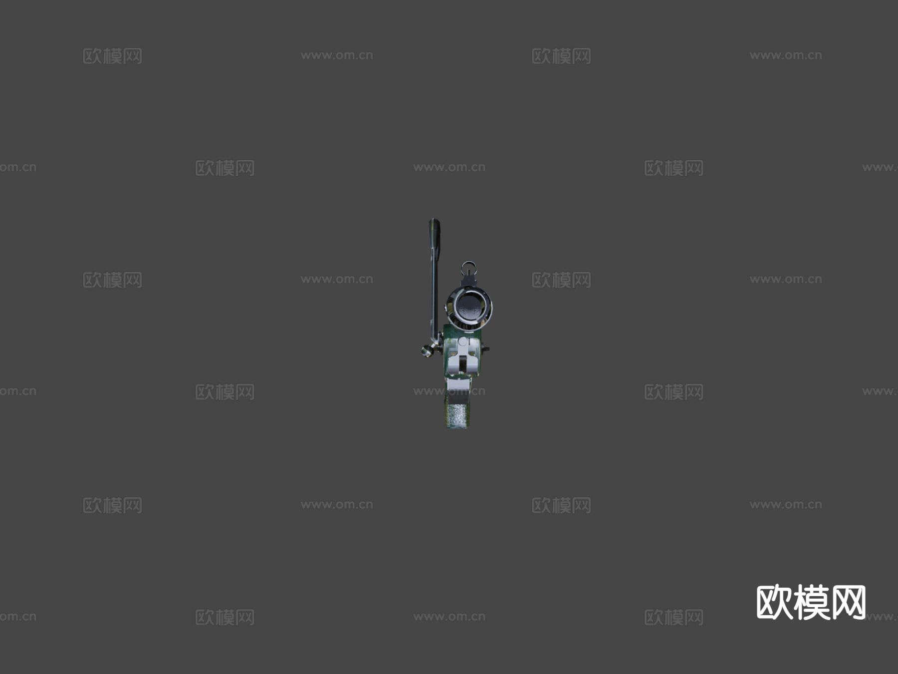 SV-98 狙击步枪 枪支 枪械su模型下载（渲染图4）