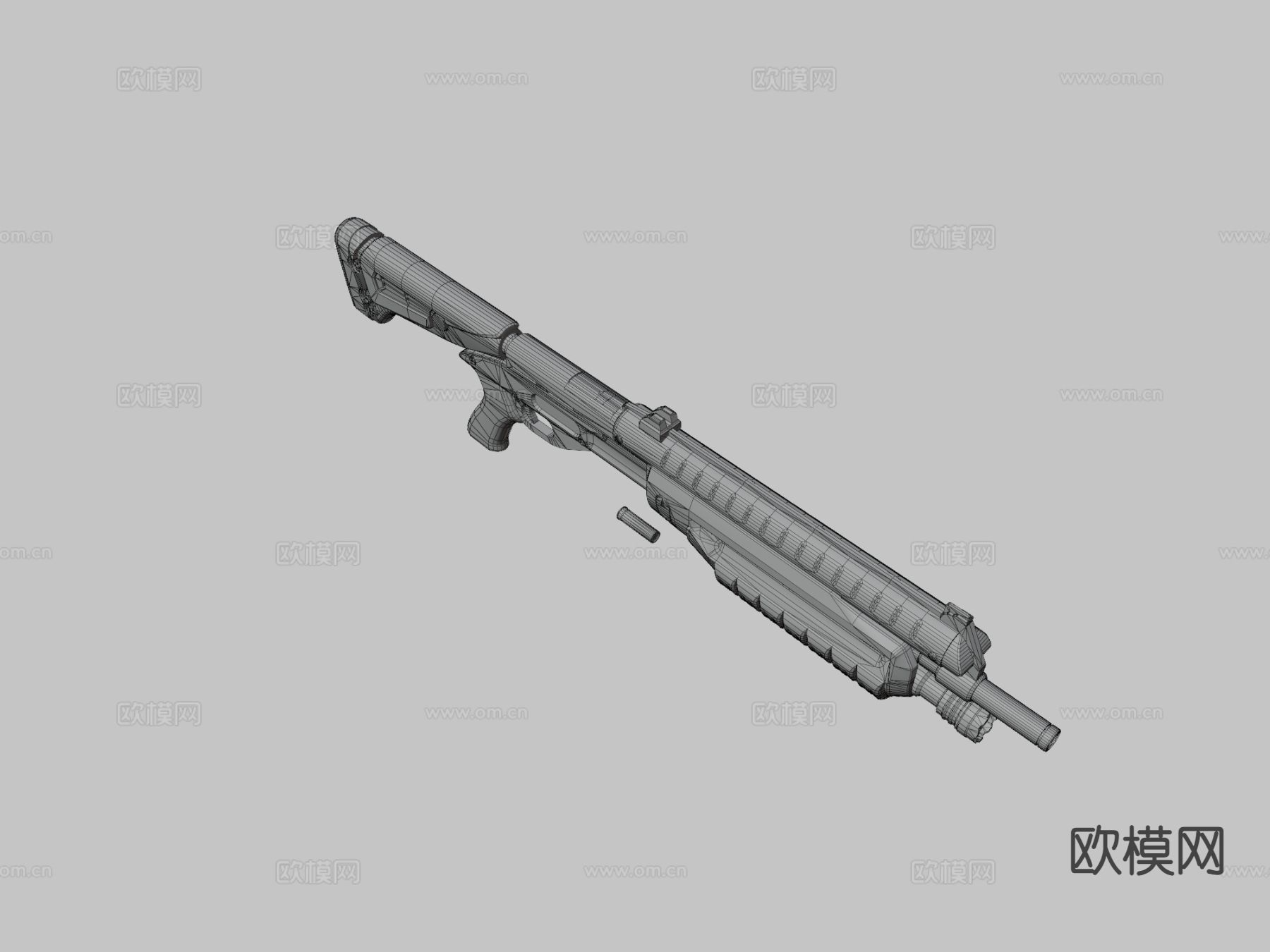 M90霰弹枪 枪支 枪械su模型下载（渲染图3）