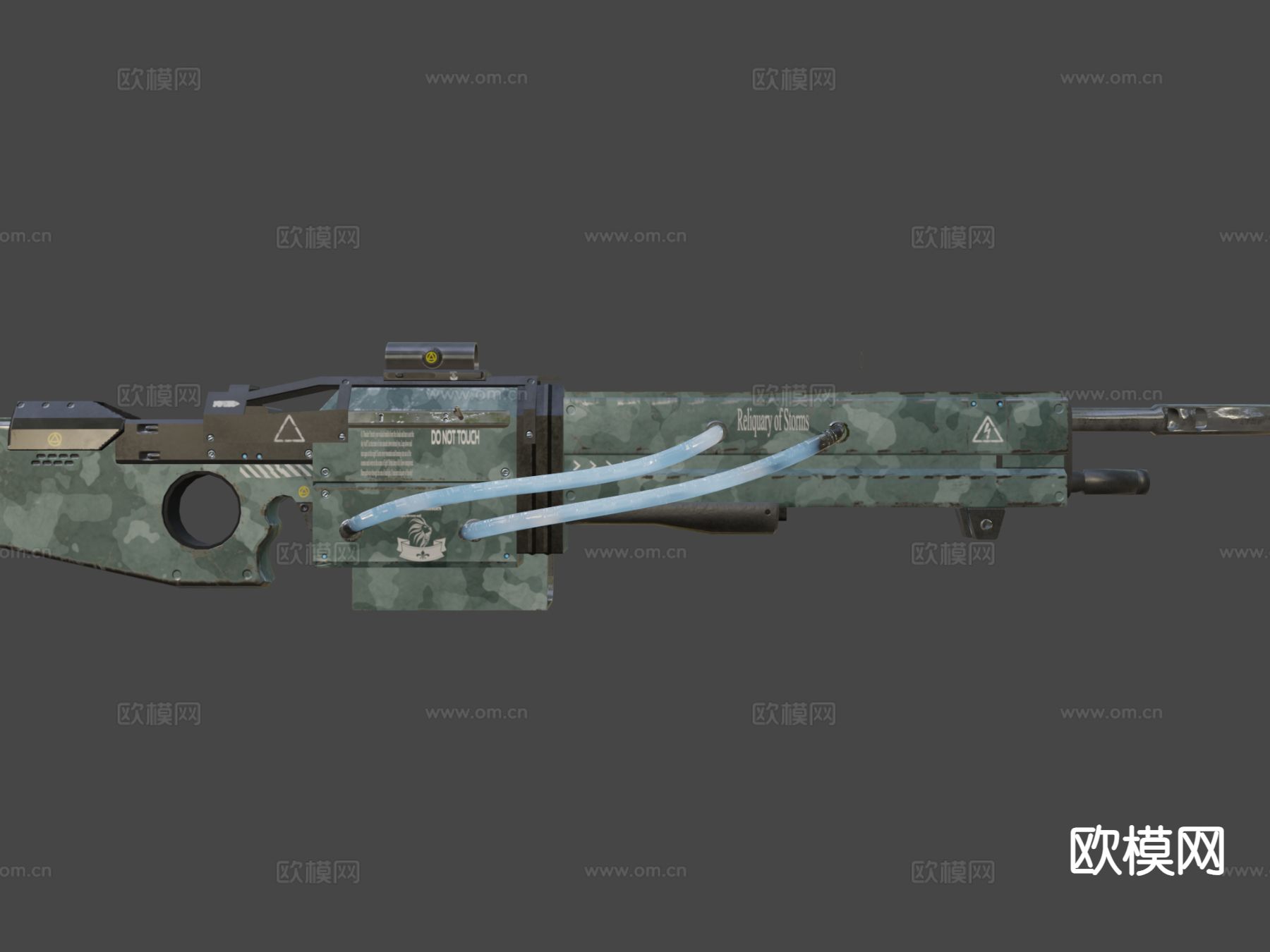 轻机枪 枪支 枪械su模型下载（渲染图6）