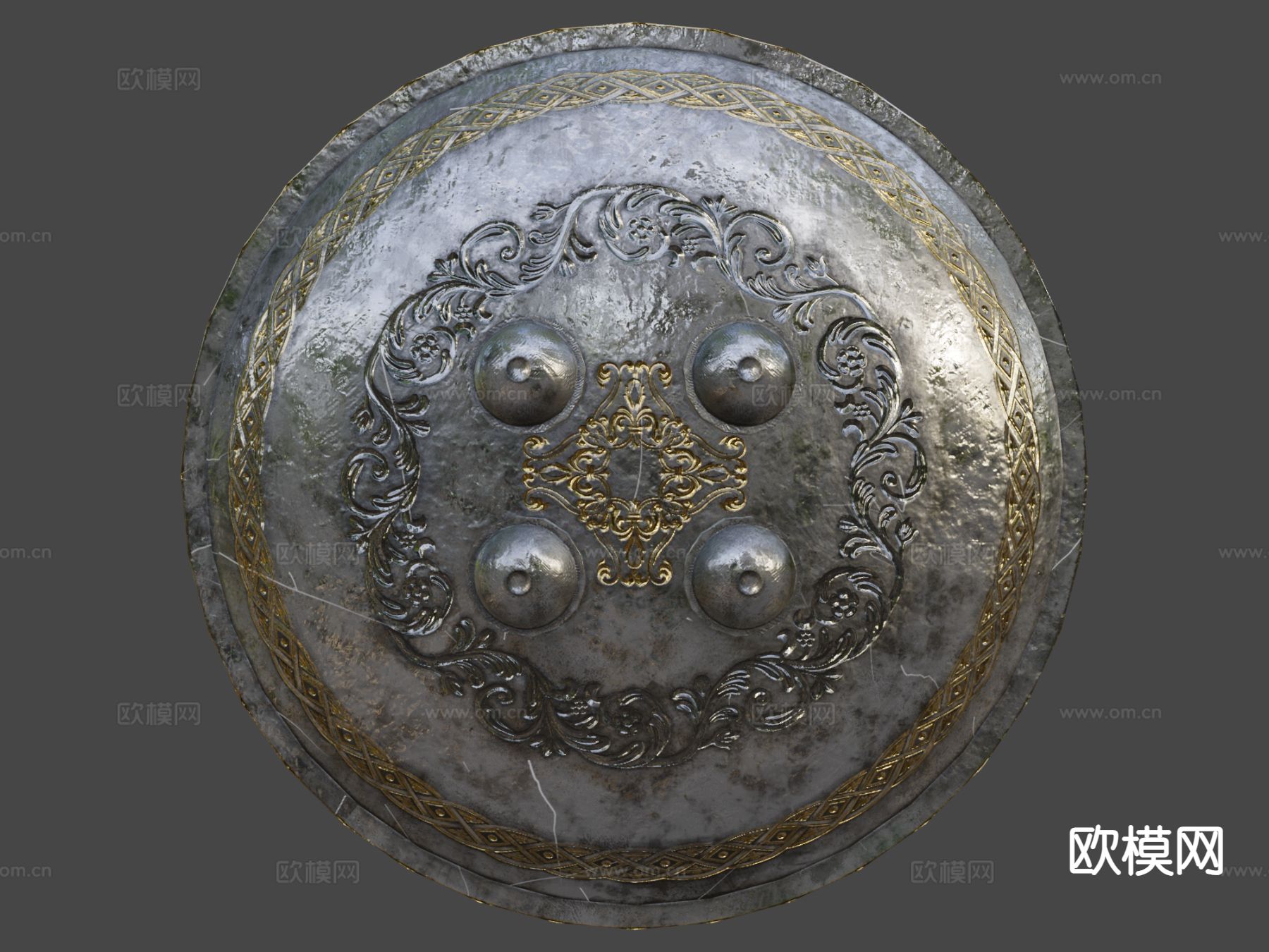 中东盾su模型下载（渲染图7）