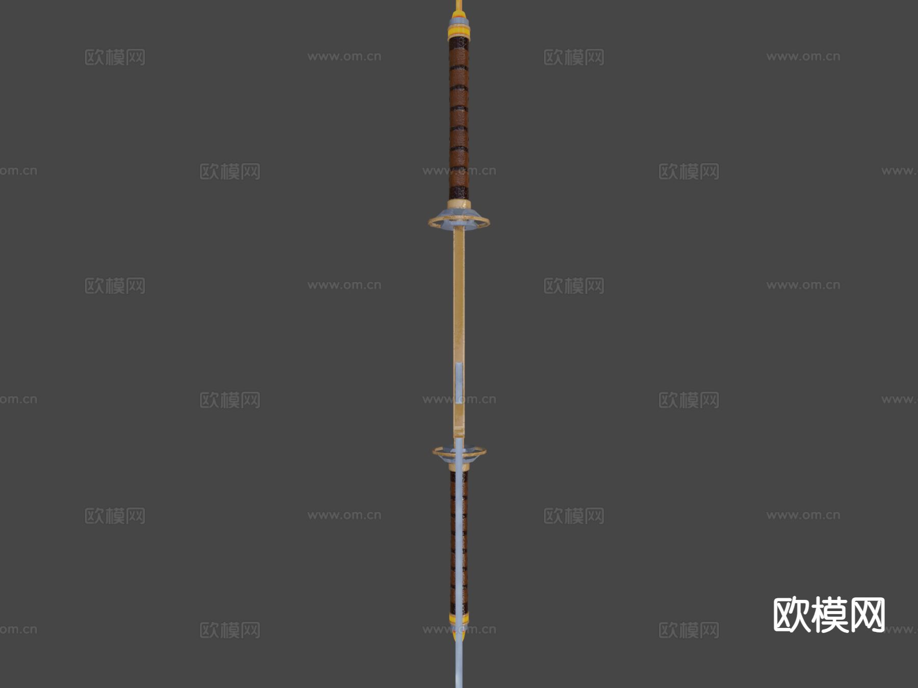 日出武士刀su模型下载（渲染图6）