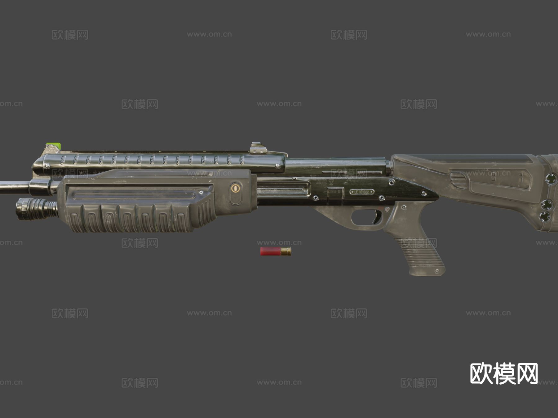 M90霰弹枪 枪支 枪械su模型下载（渲染图5）