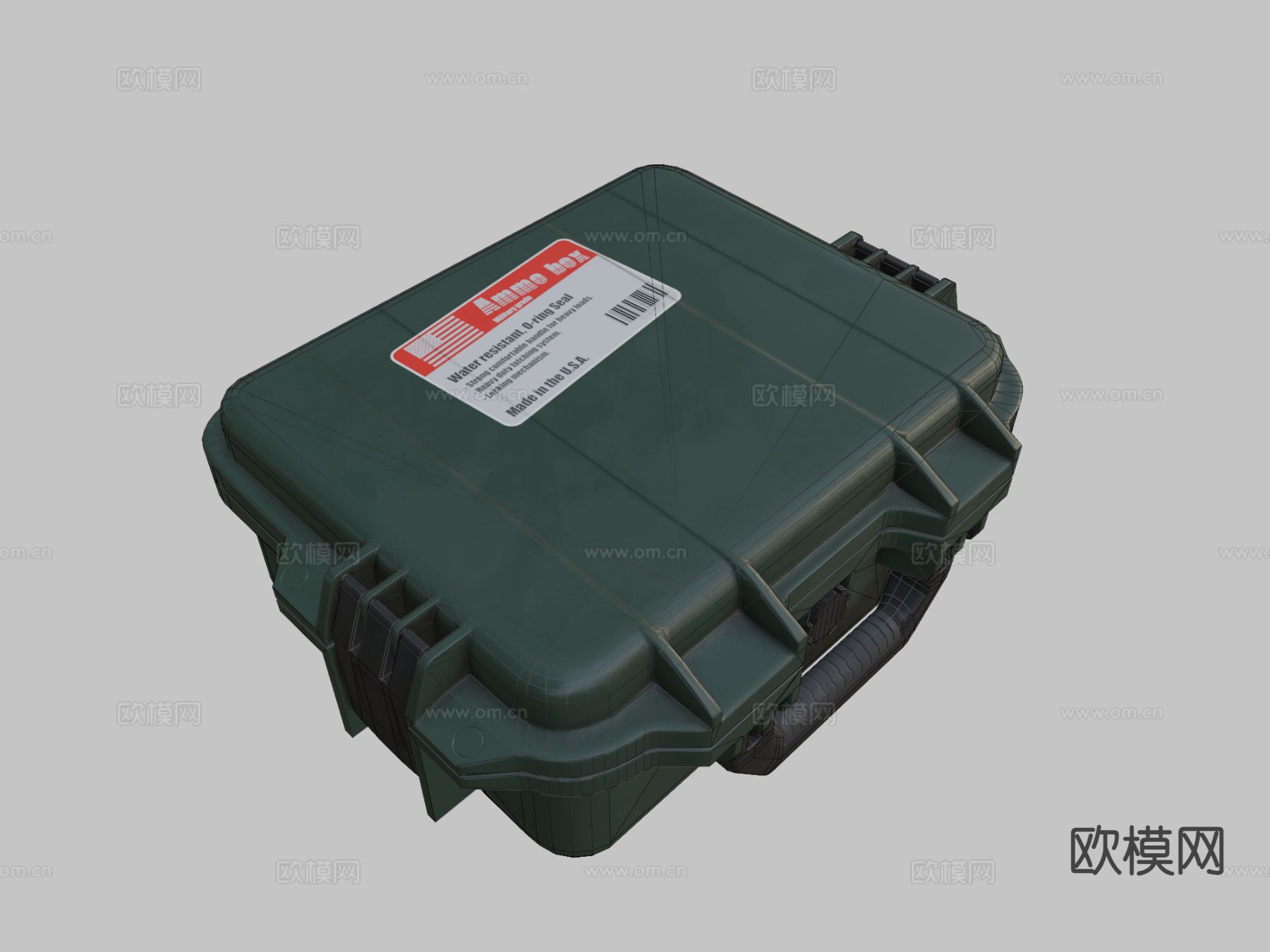 弹药箱 武器箱su模型下载（渲染图1）