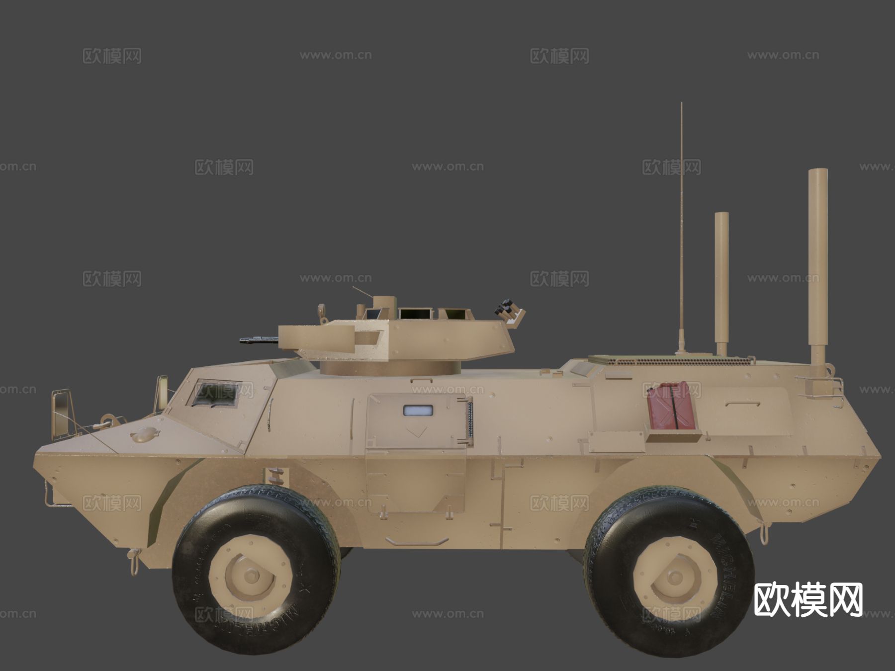 守护者装甲安全车su模型下载（渲染图6）